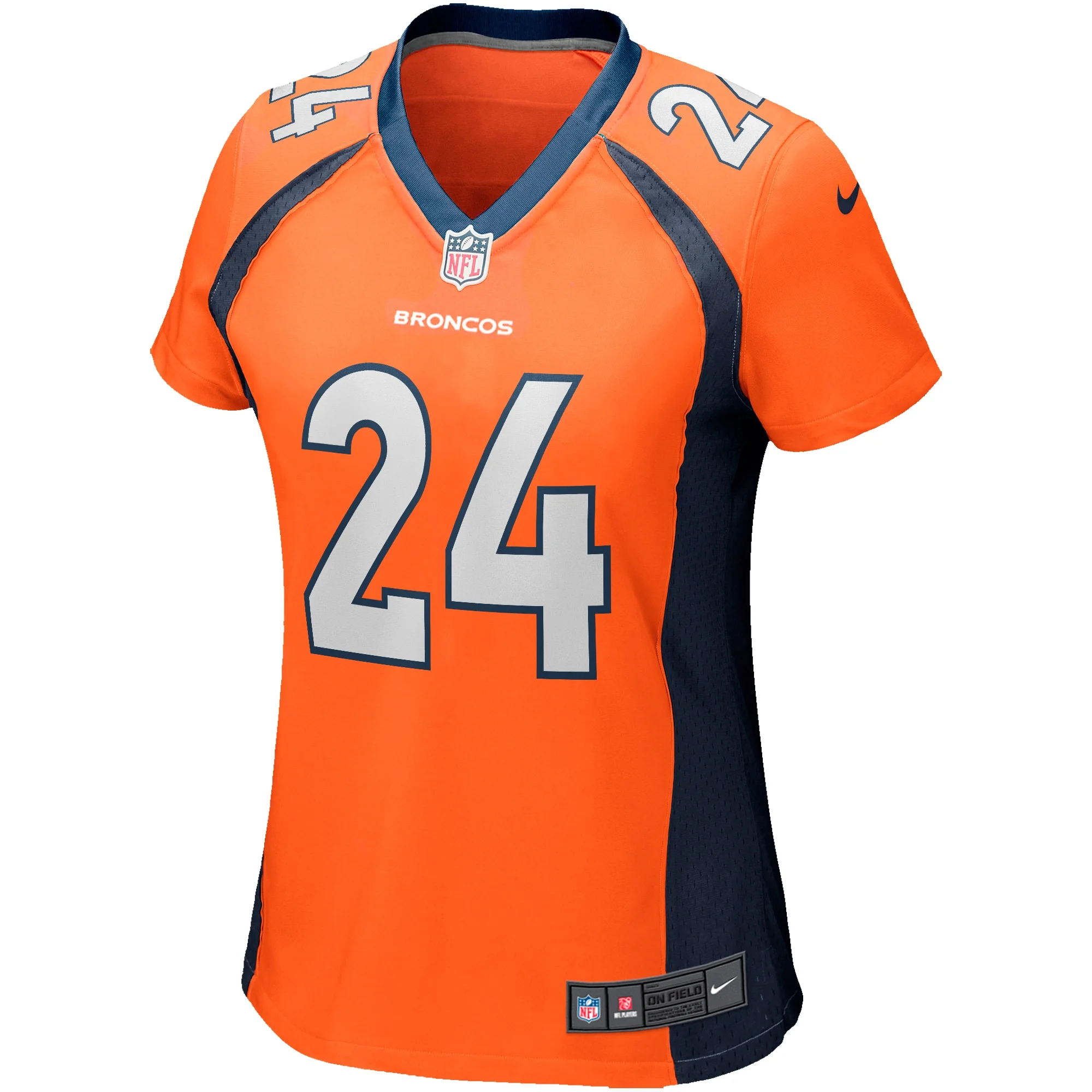 Women's Nike Champ Bailey Orange Denver Broncos Game Retired Player Jersey