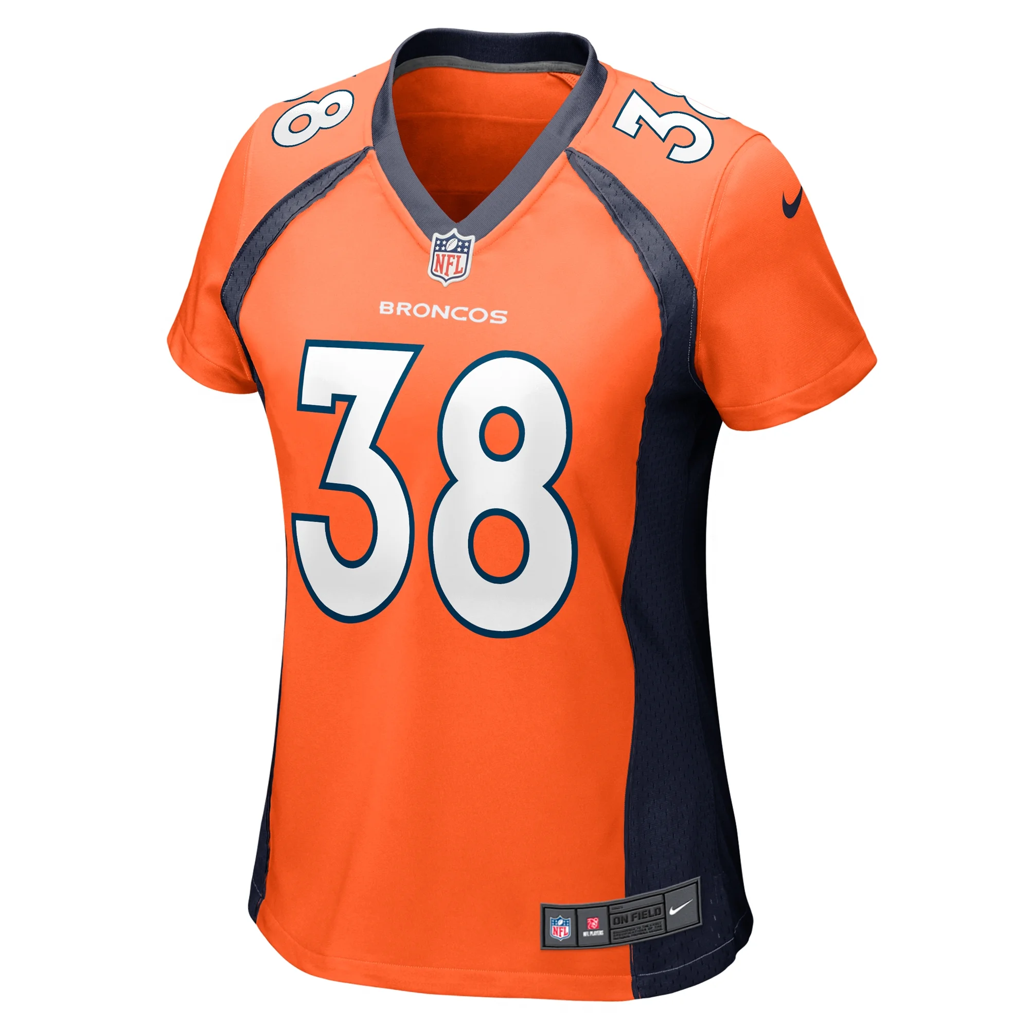 Women's Nike Jaleel McLaughlin Orange Denver Broncos Game Jersey