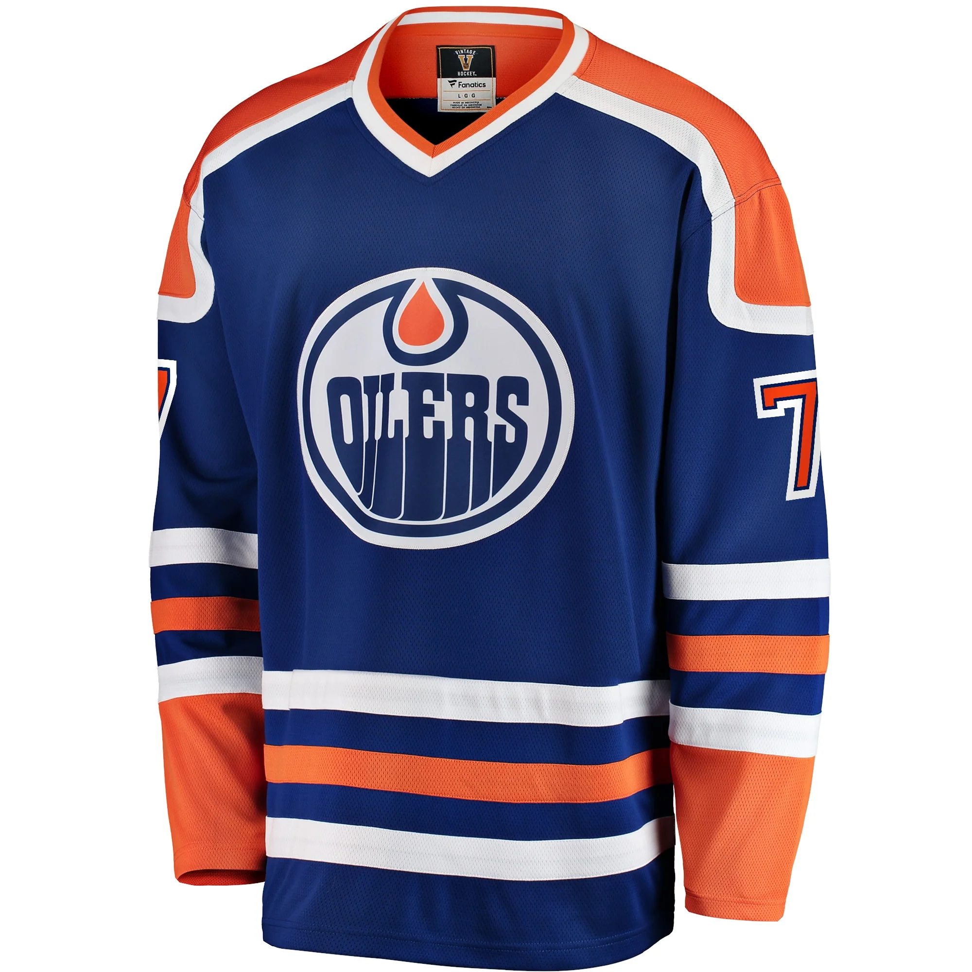 Men's Fanatics Paul Coffey Blue Edmonton Oilers Premier Breakaway Retired Player Jersey