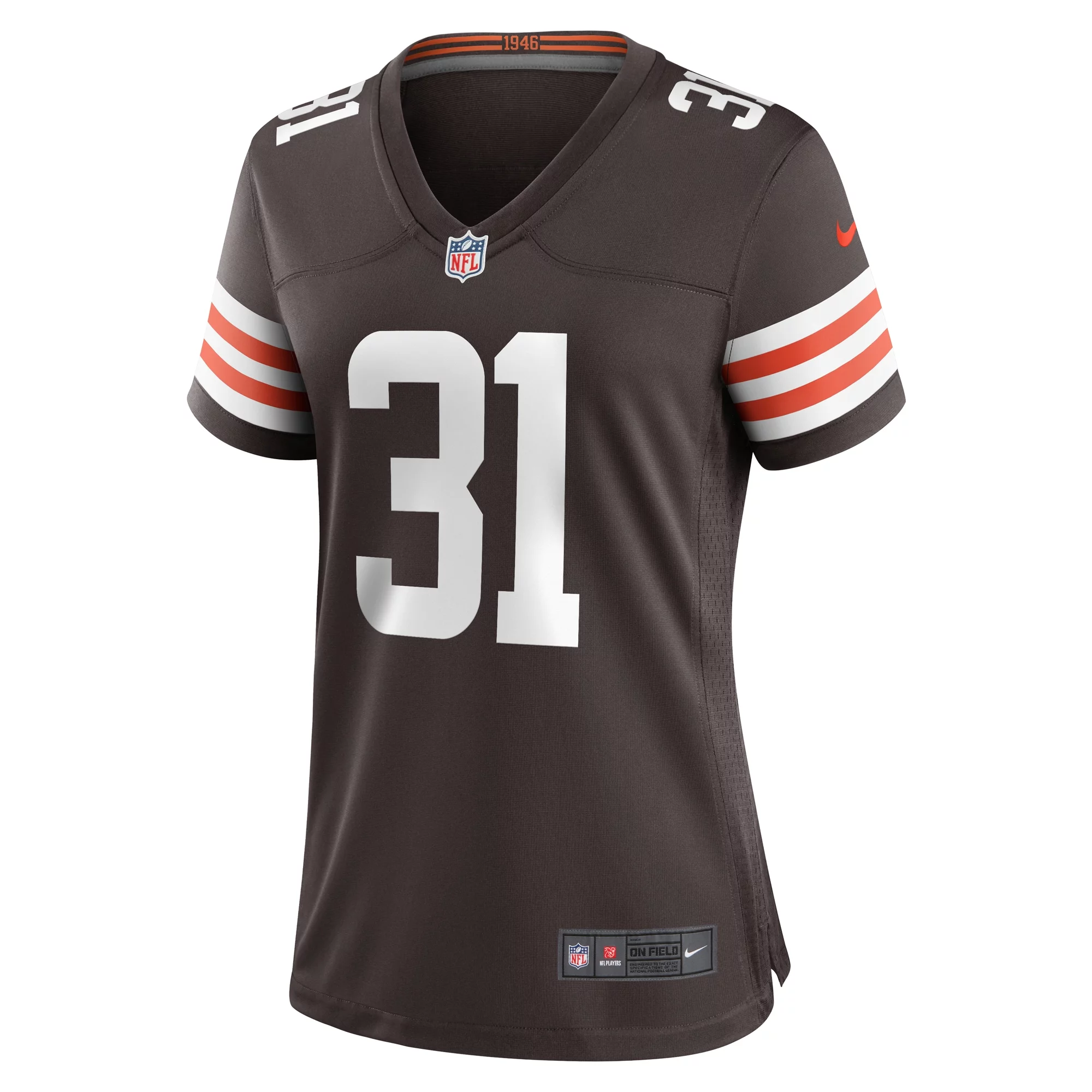 Women's Nike Thomas Graham Jr. Brown Cleveland Browns Team Game Jersey