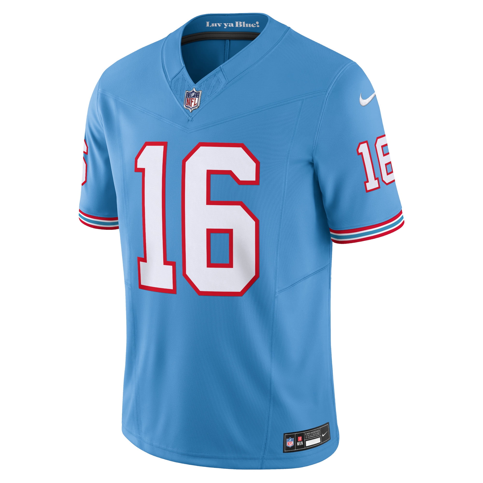 Men's Nike Treylon Burks Light Blue Tennessee Titans Vapor F.U.S.E. Limited Jersey