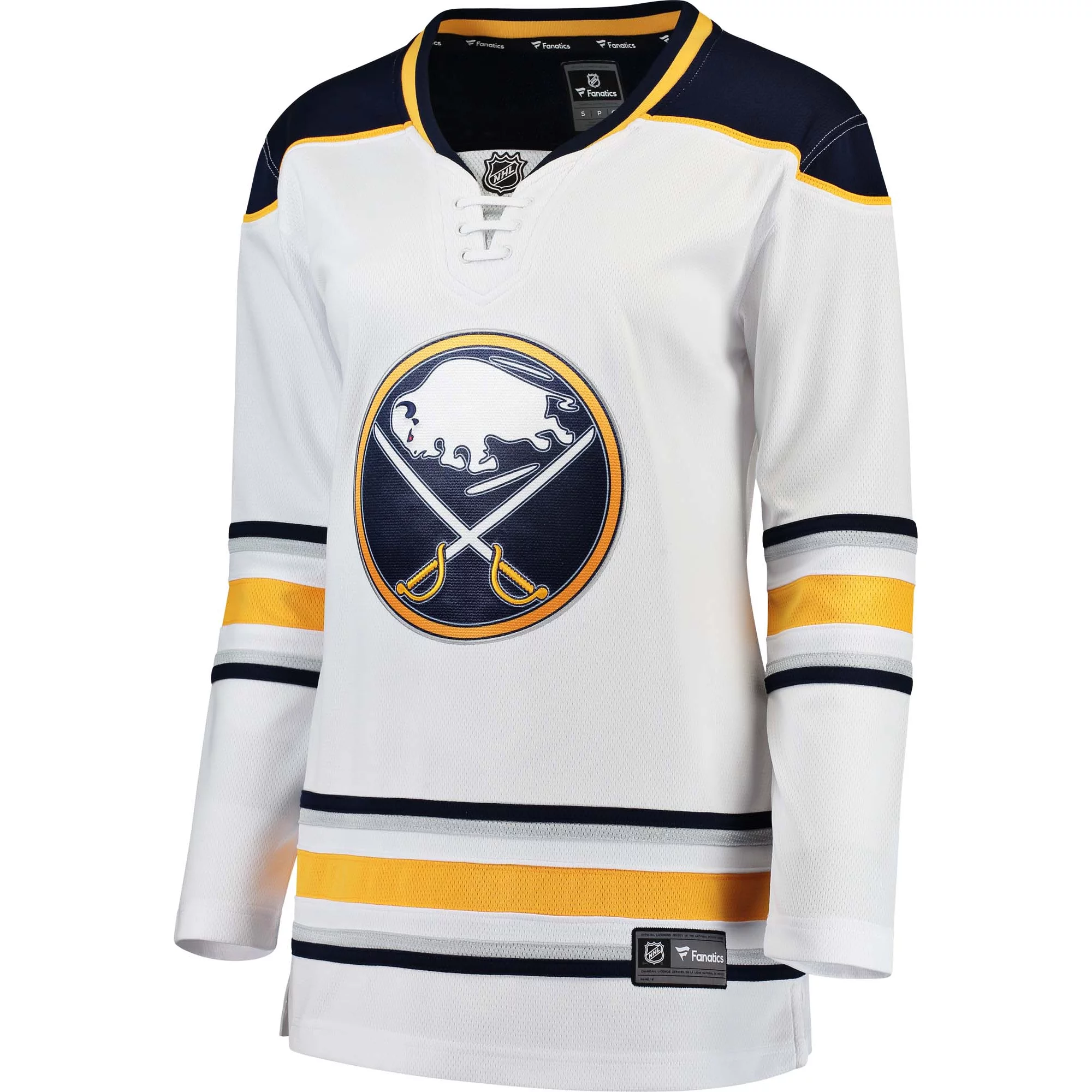 Women's Fanatics White Buffalo Sabres Away Breakaway Jersey