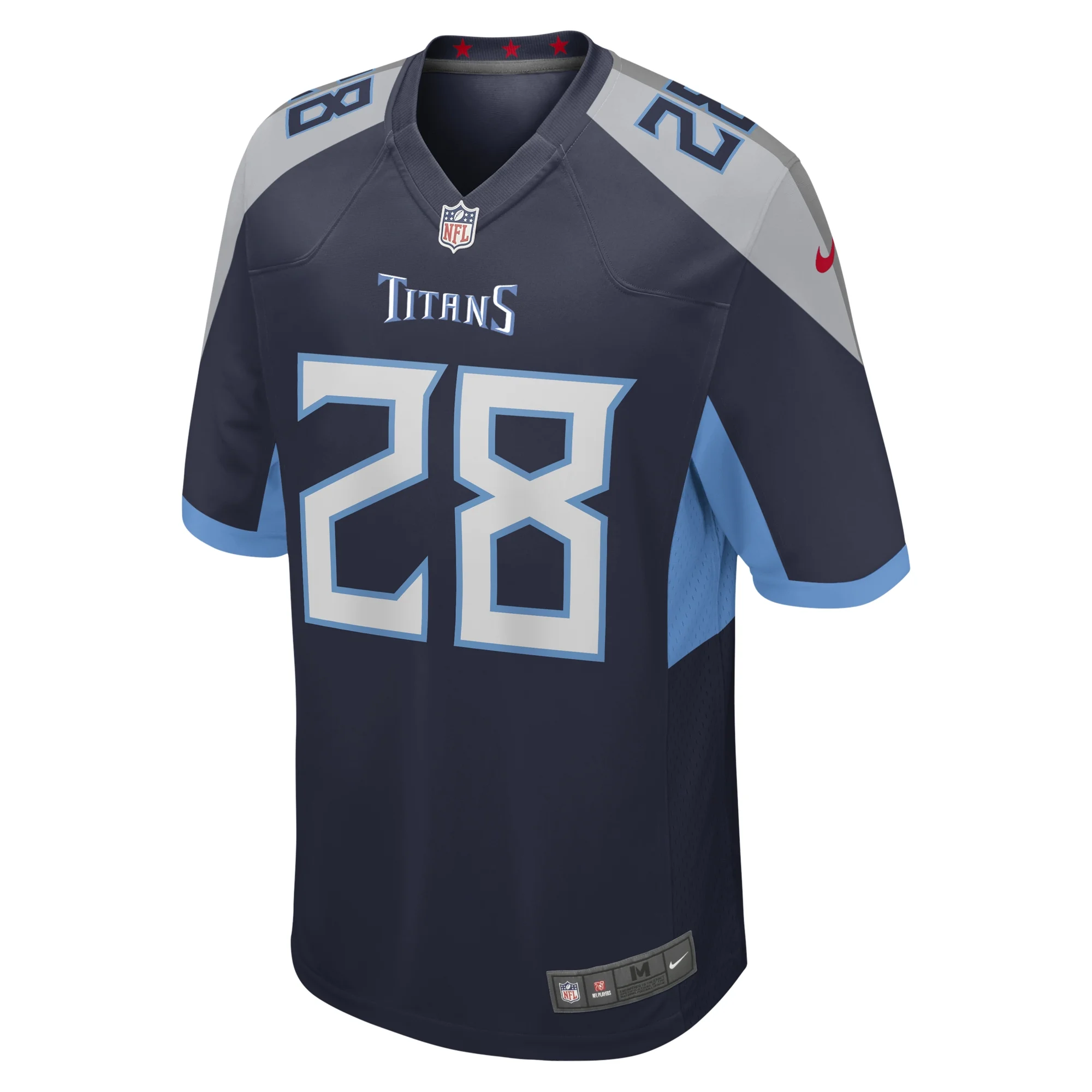 Men's Nike Chris Johnson Navy Tennessee Titans Retired Player Game Jersey