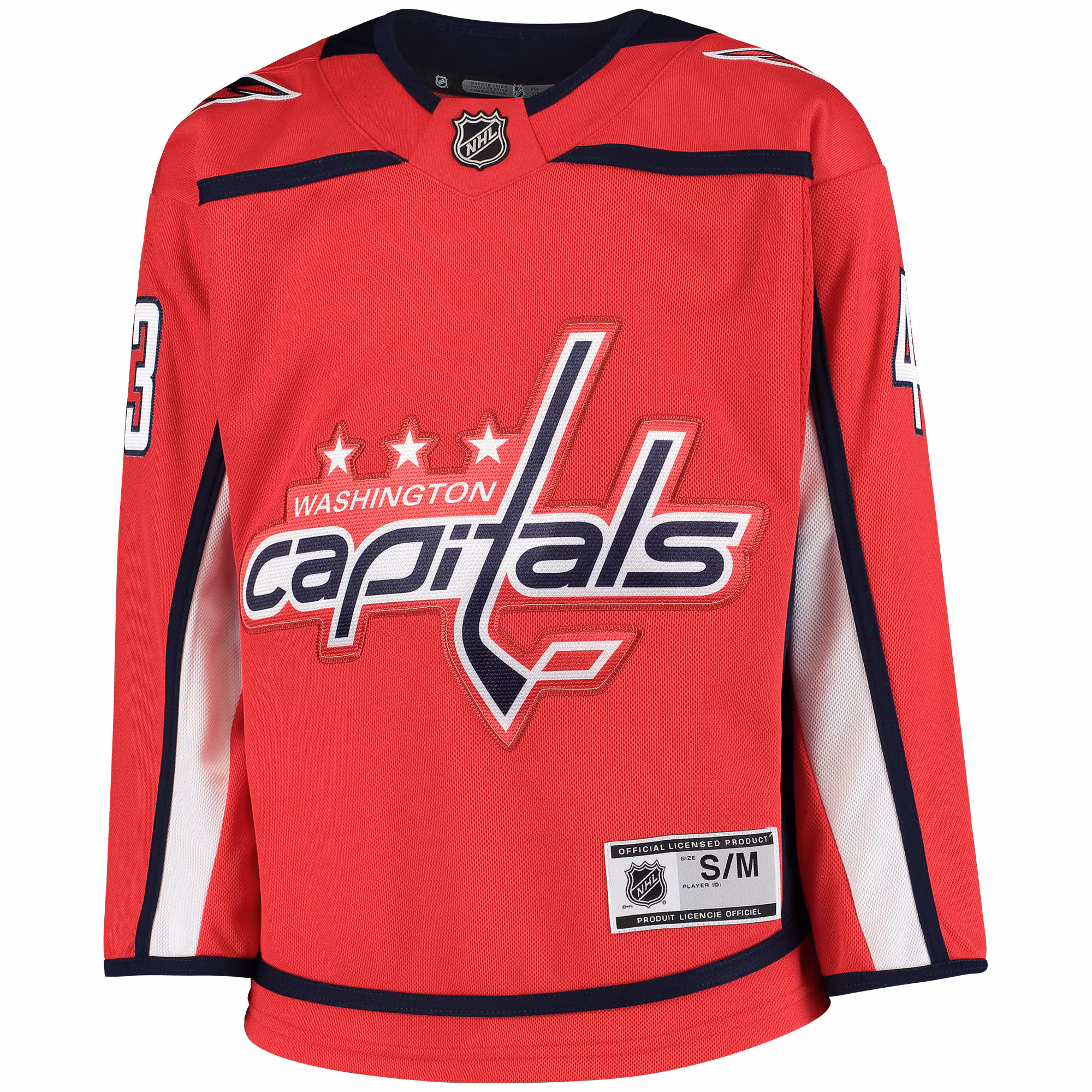 Tom Wilson Washington Capitals Youth Home Premier Player Jersey - Red