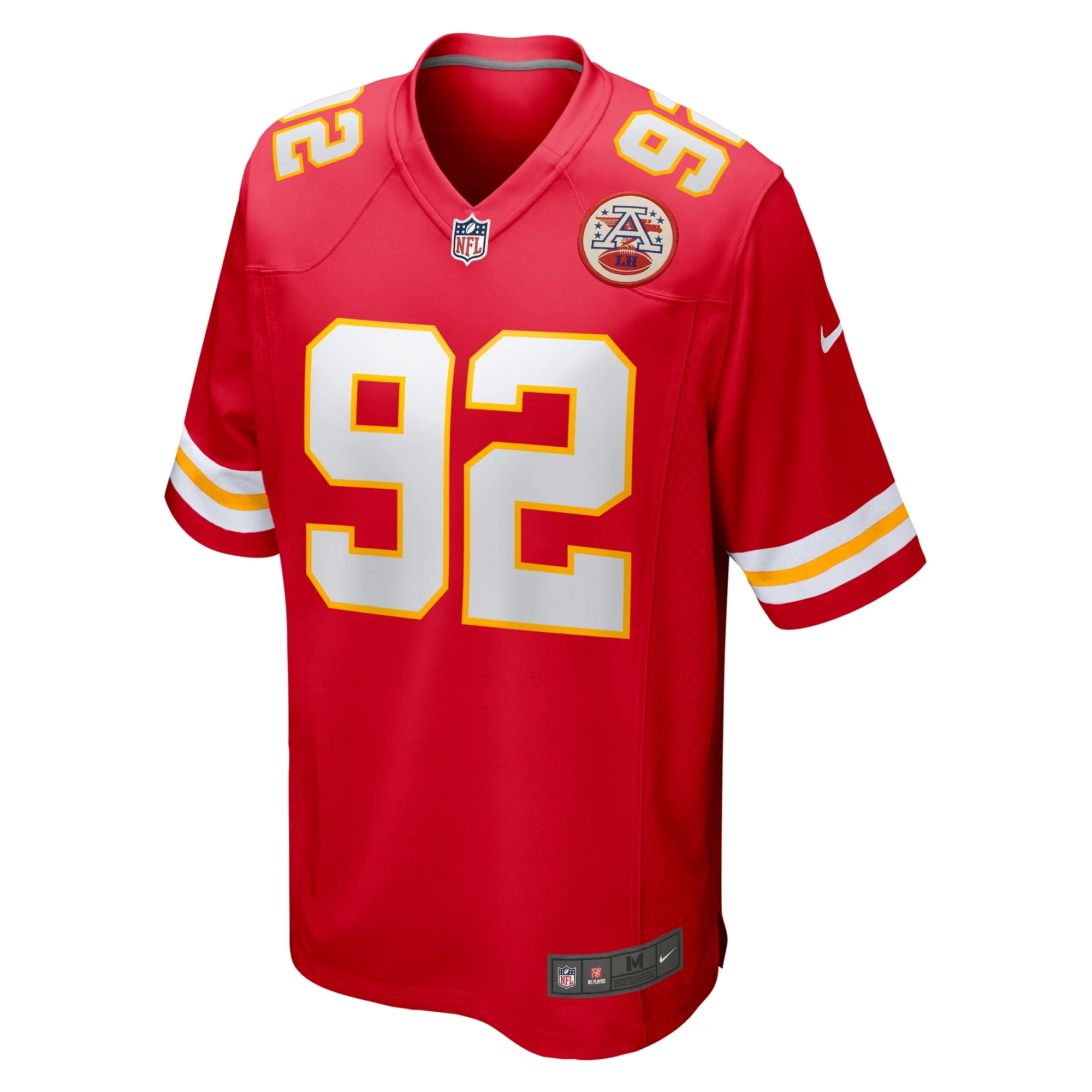 Men's Nike Neil Farrell Jr. Red Kansas City Chiefs Team Game Jersey
