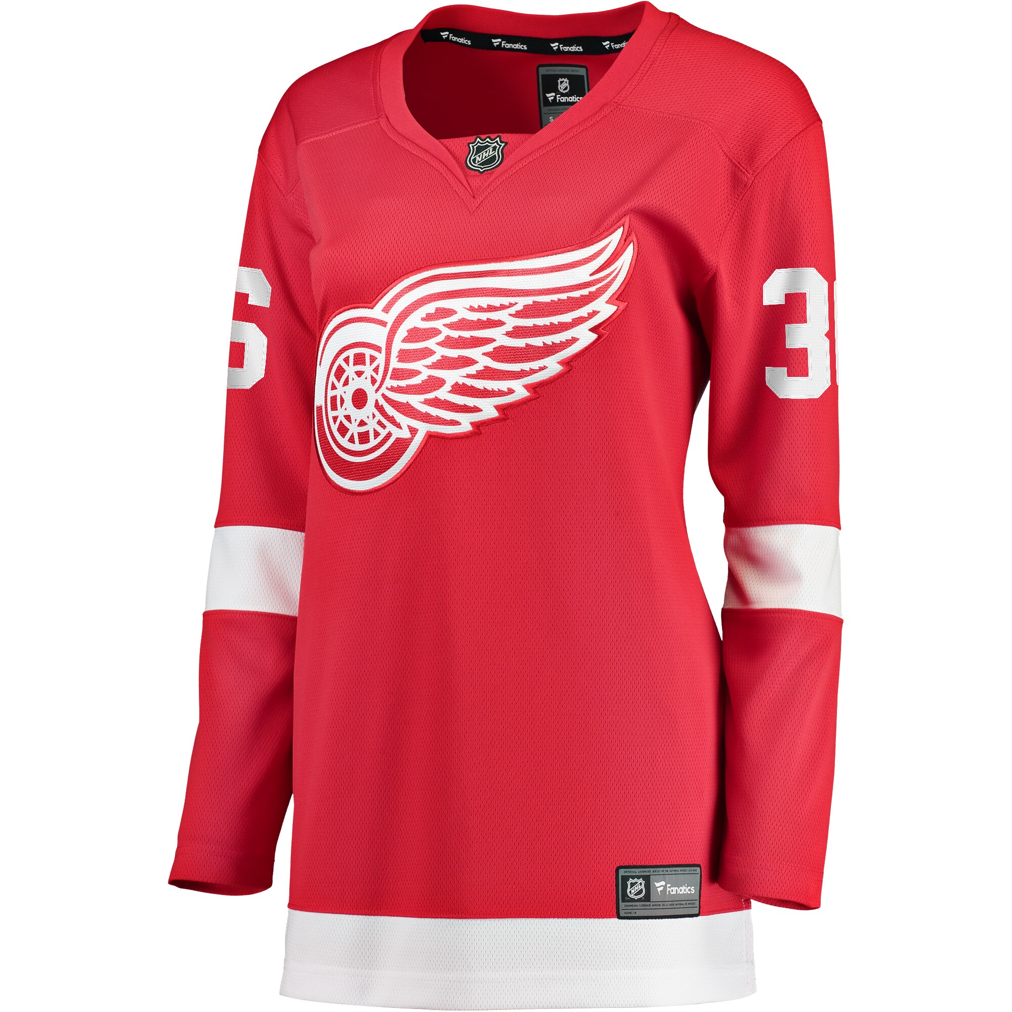 Christian Fischer Detroit Red Wings Fanatics Women's Home Breakaway Player Jersey - Red