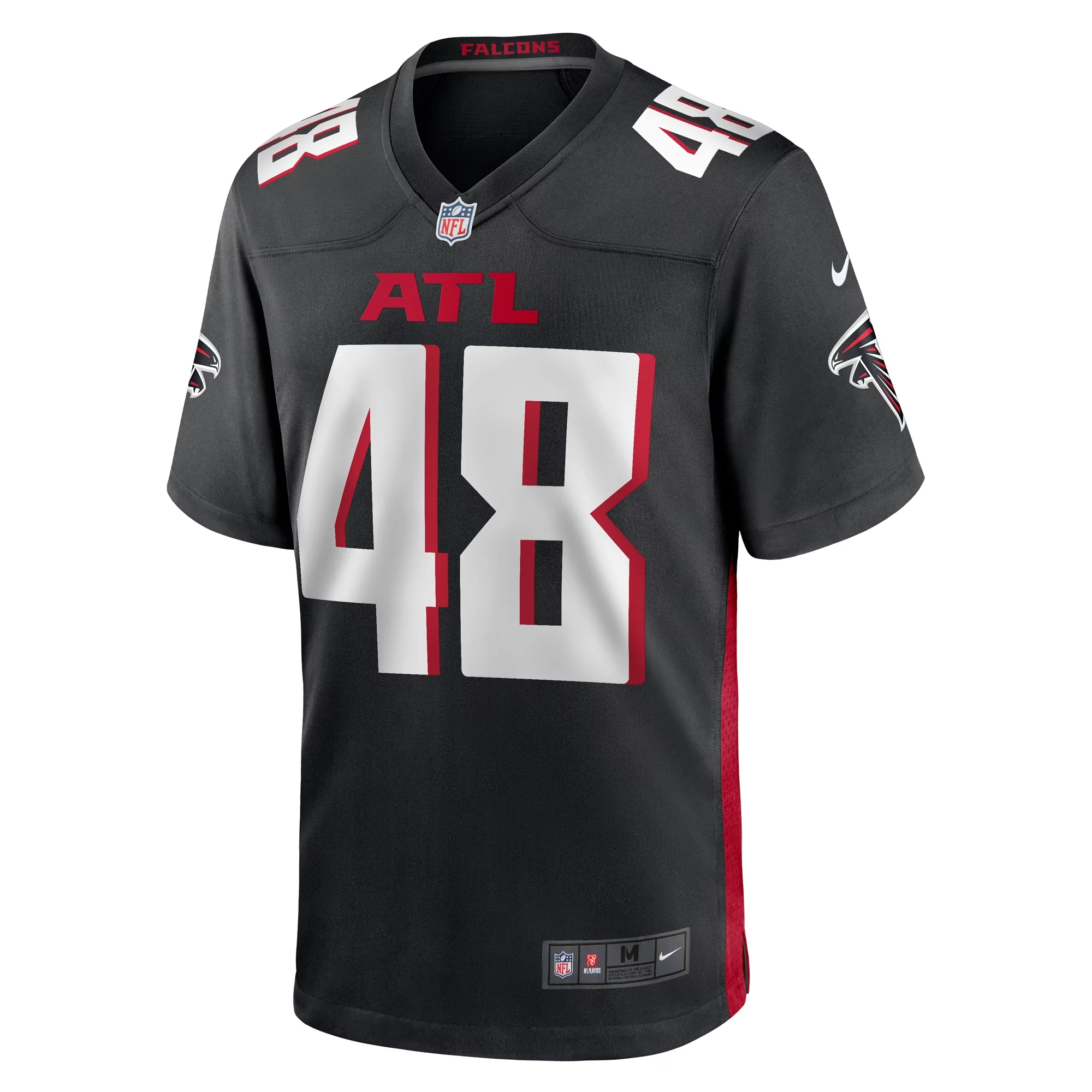 Men's Nike Bud Dupree Black Atlanta Falcons Game Player Jersey