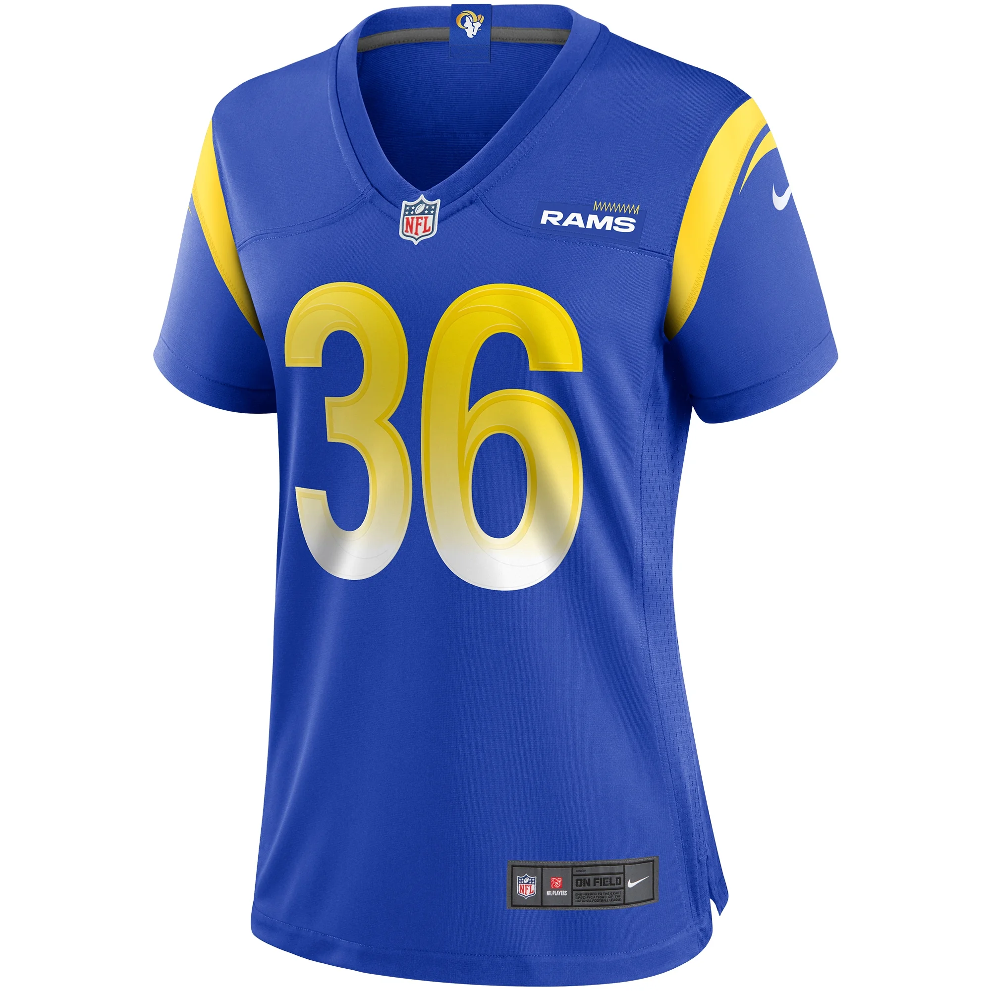 Women's Nike Jerome Bettis Royal Los Angeles Rams Game Retired Player Jersey
