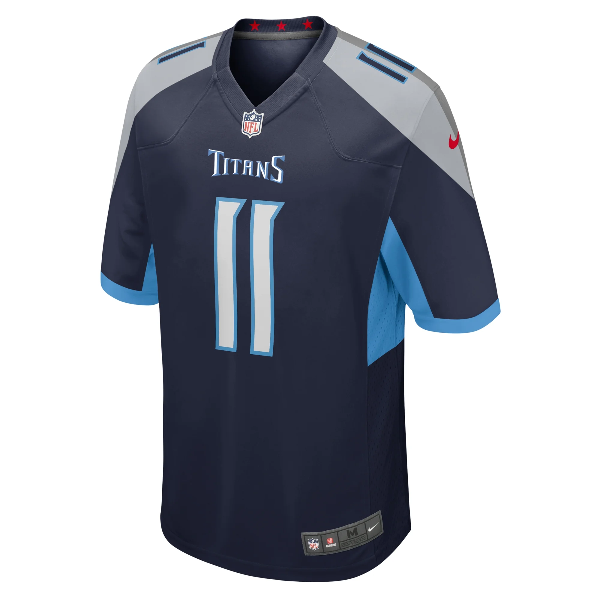 Men's Nike Chris Moore Navy Tennessee Titans Game Jersey