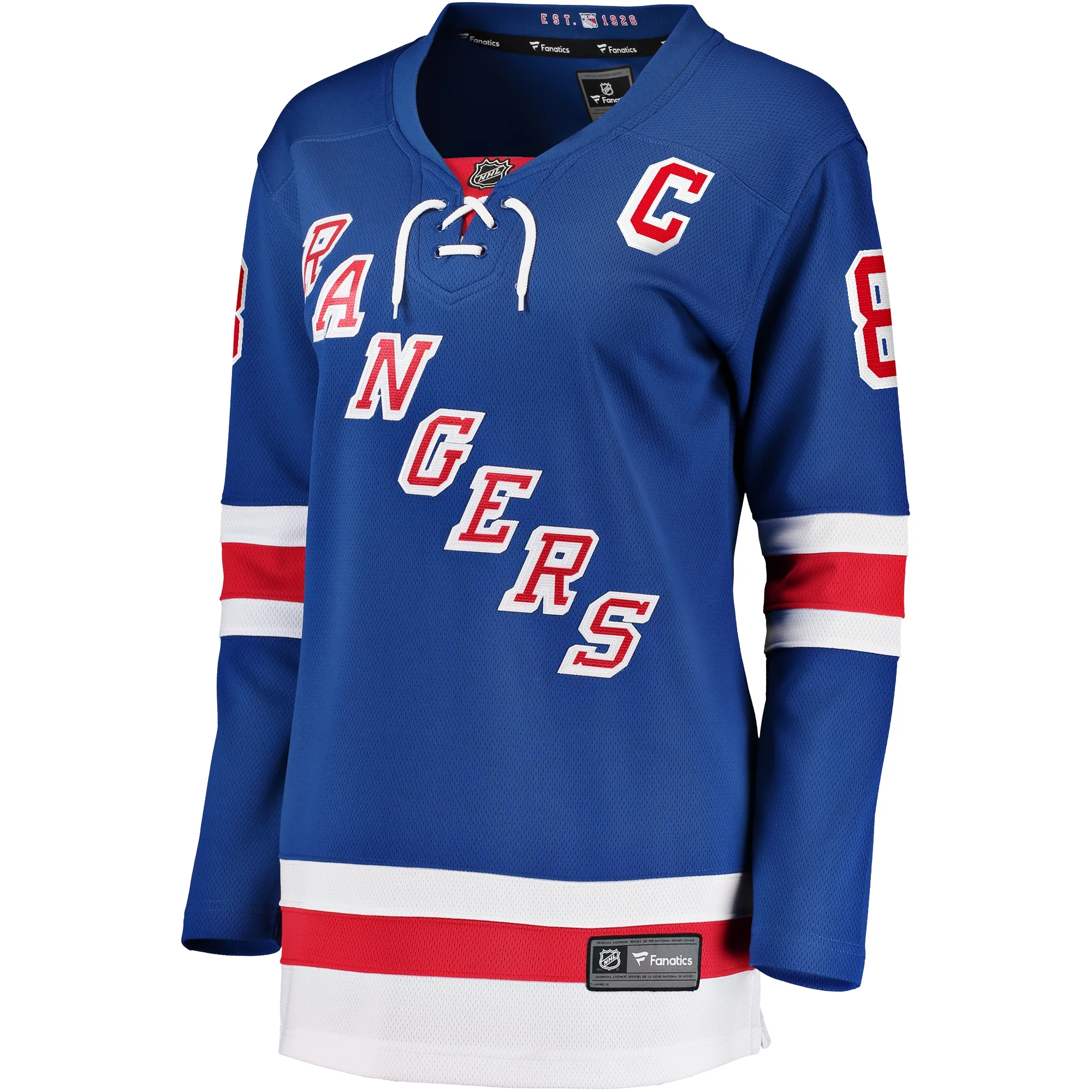 Women's Fanatics Jacob Trouba Blue New York Rangers Home Breakaway Player Jersey