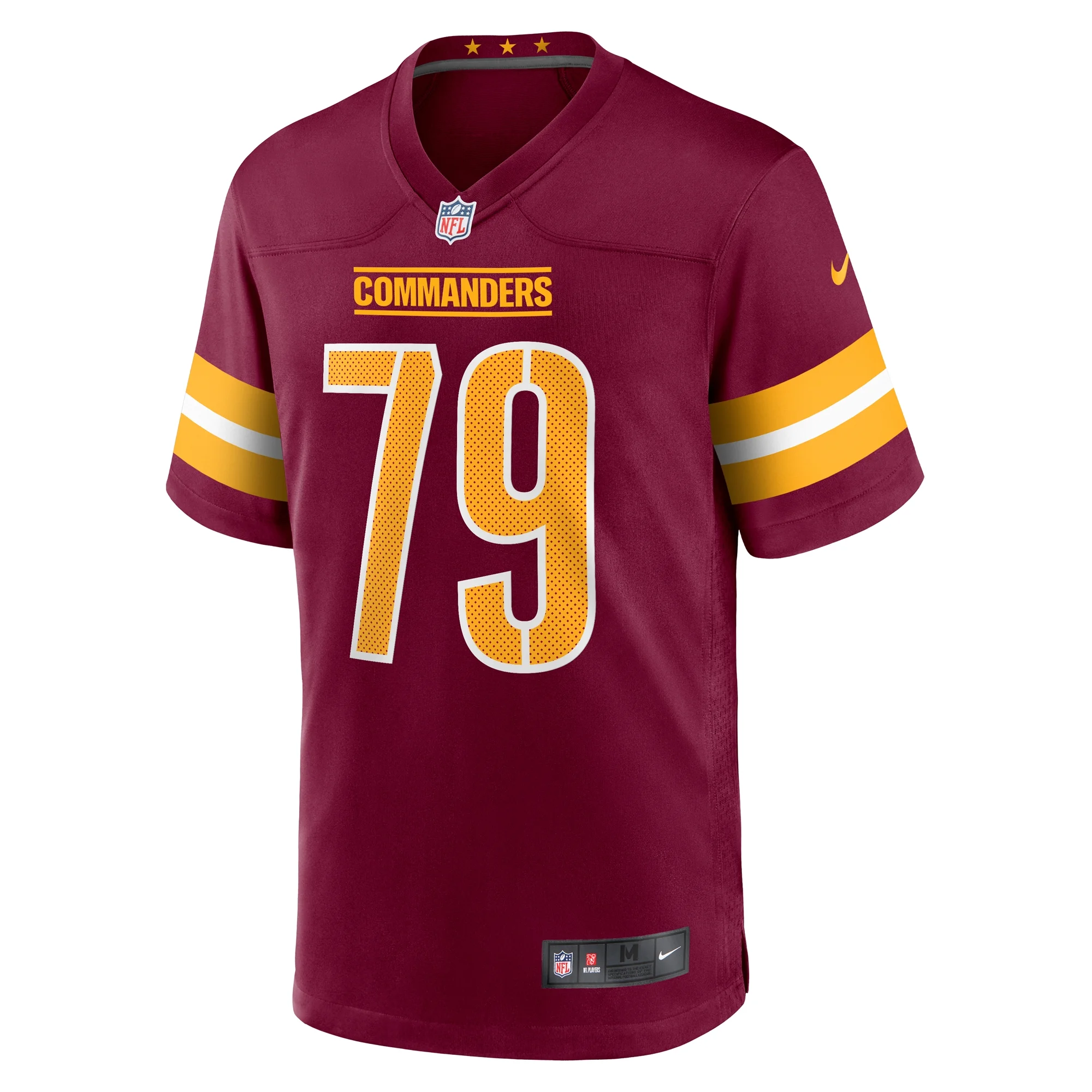 Men's Nike Braeden Daniels Burgundy Washington Commanders Team Game Jersey