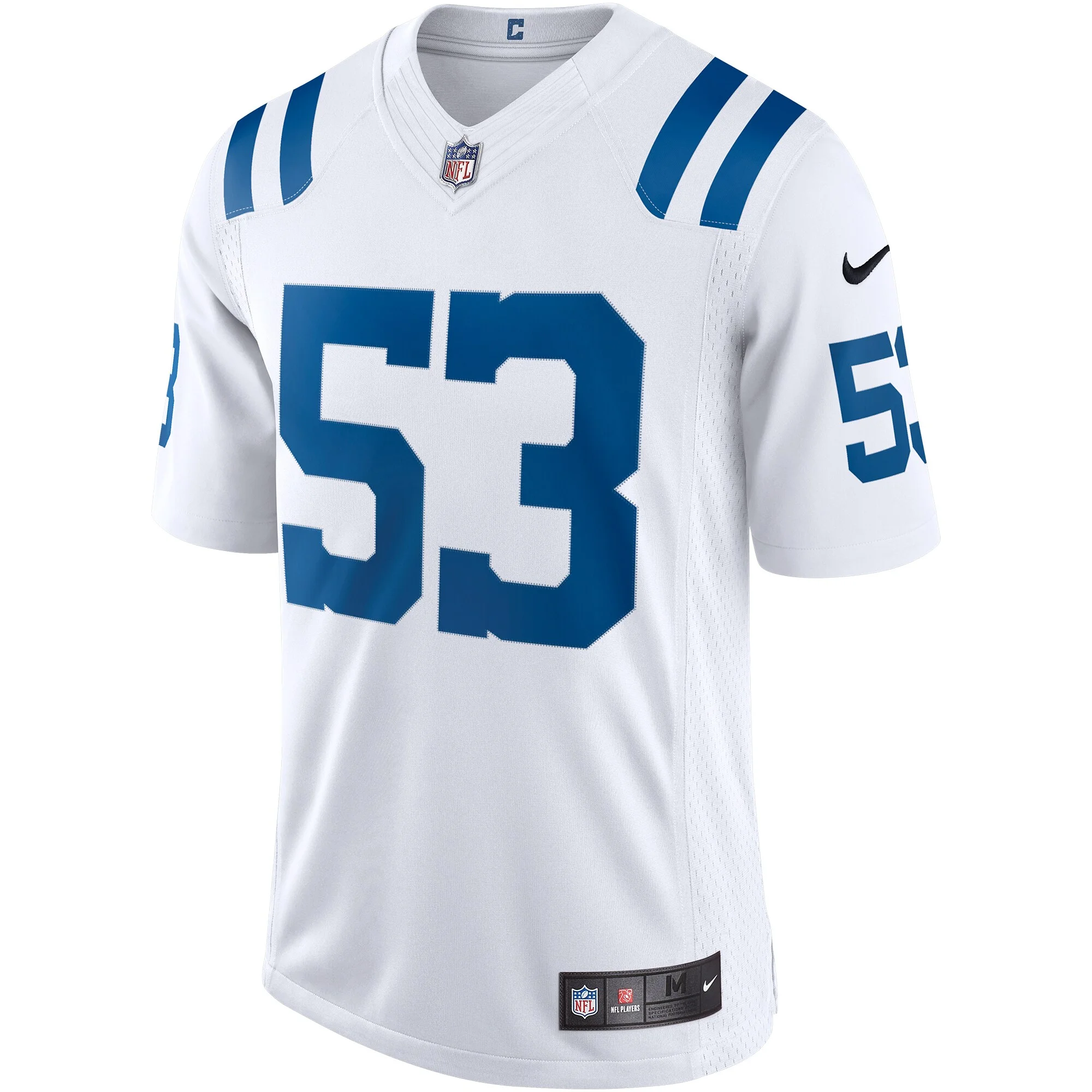 Men's Nike Shaquille Leonard White Indianapolis Colts Vapor Limited Jersey