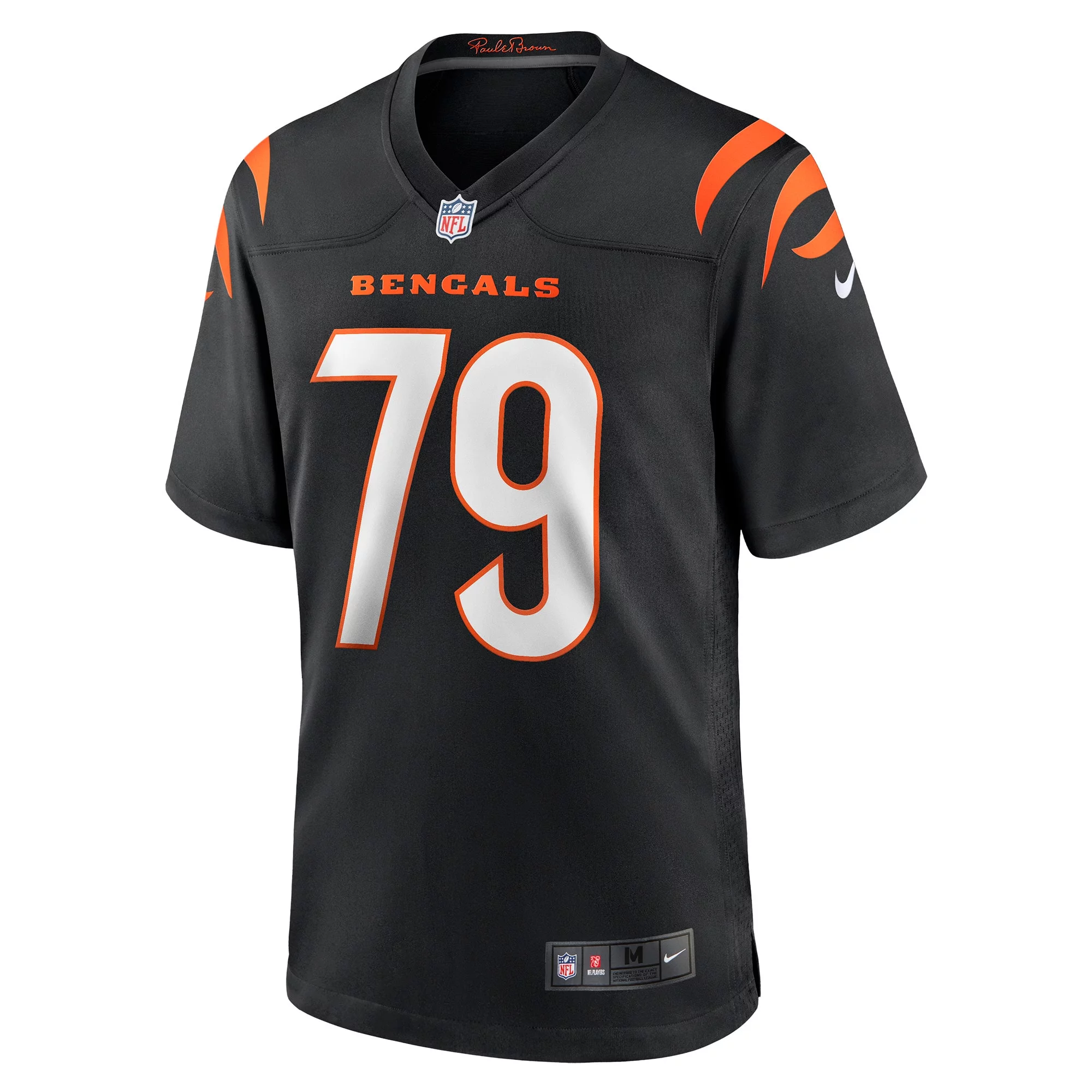 Men's Nike Jackson Carman Black Cincinnati Bengals Game Jersey