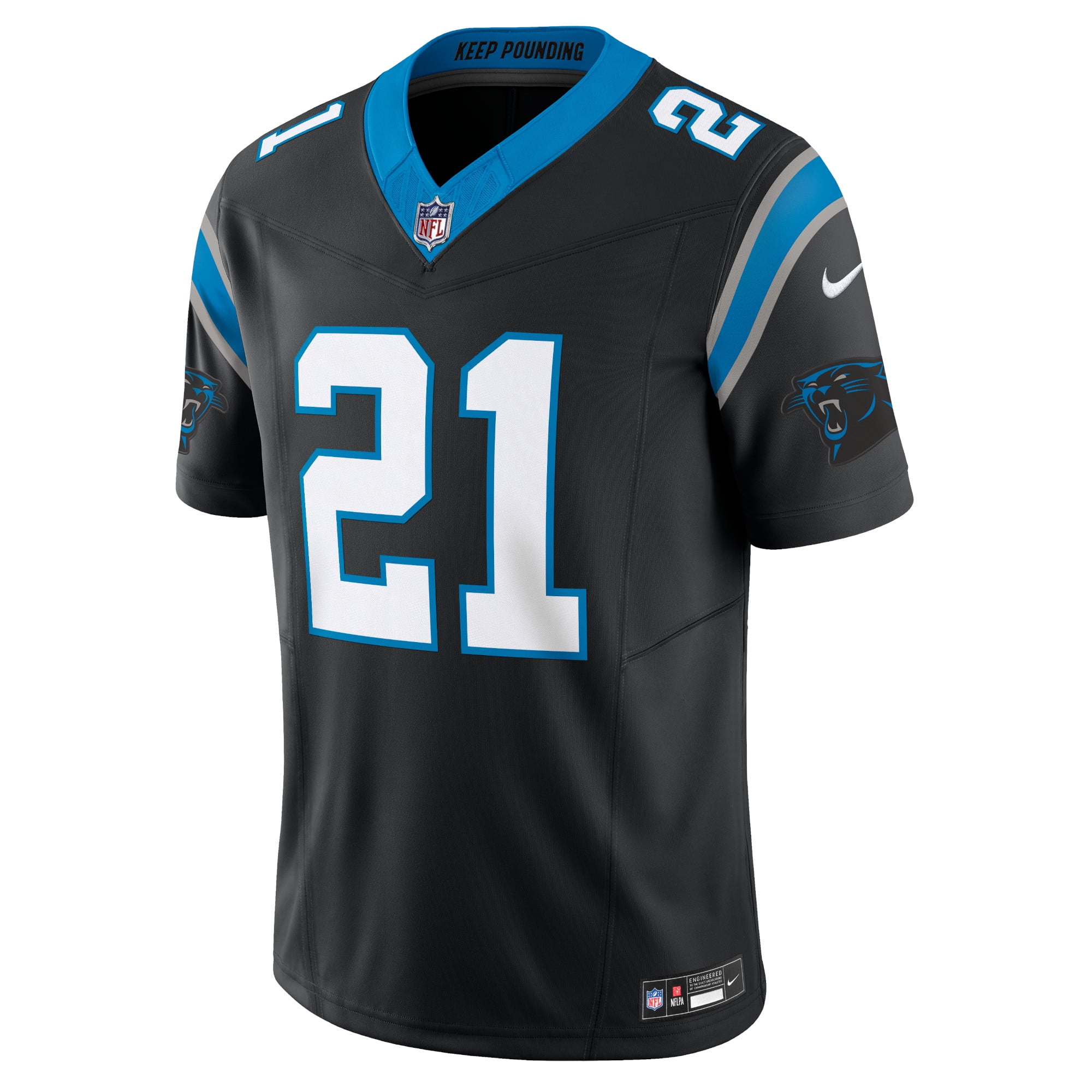 Men's Nike Jeremy Chinn Black Carolina Panthers Vapor F.U.S.E. Limited Jersey