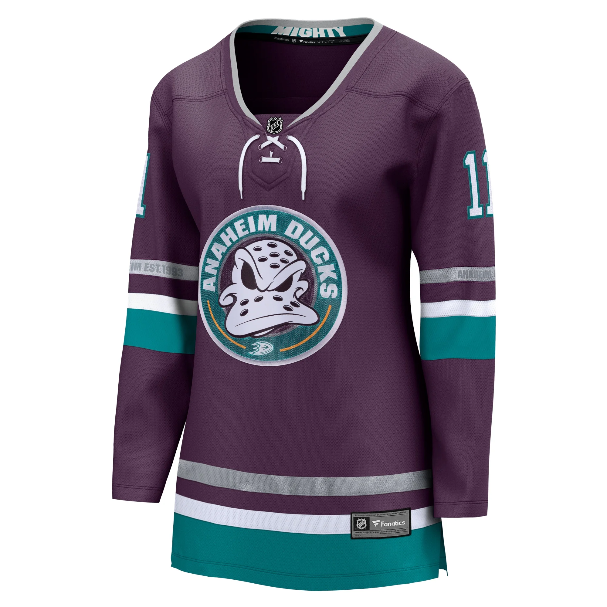 Women's Fanatics Trevor Zegras Purple Anaheim Ducks Alternate Premier Breakaway Player Jersey