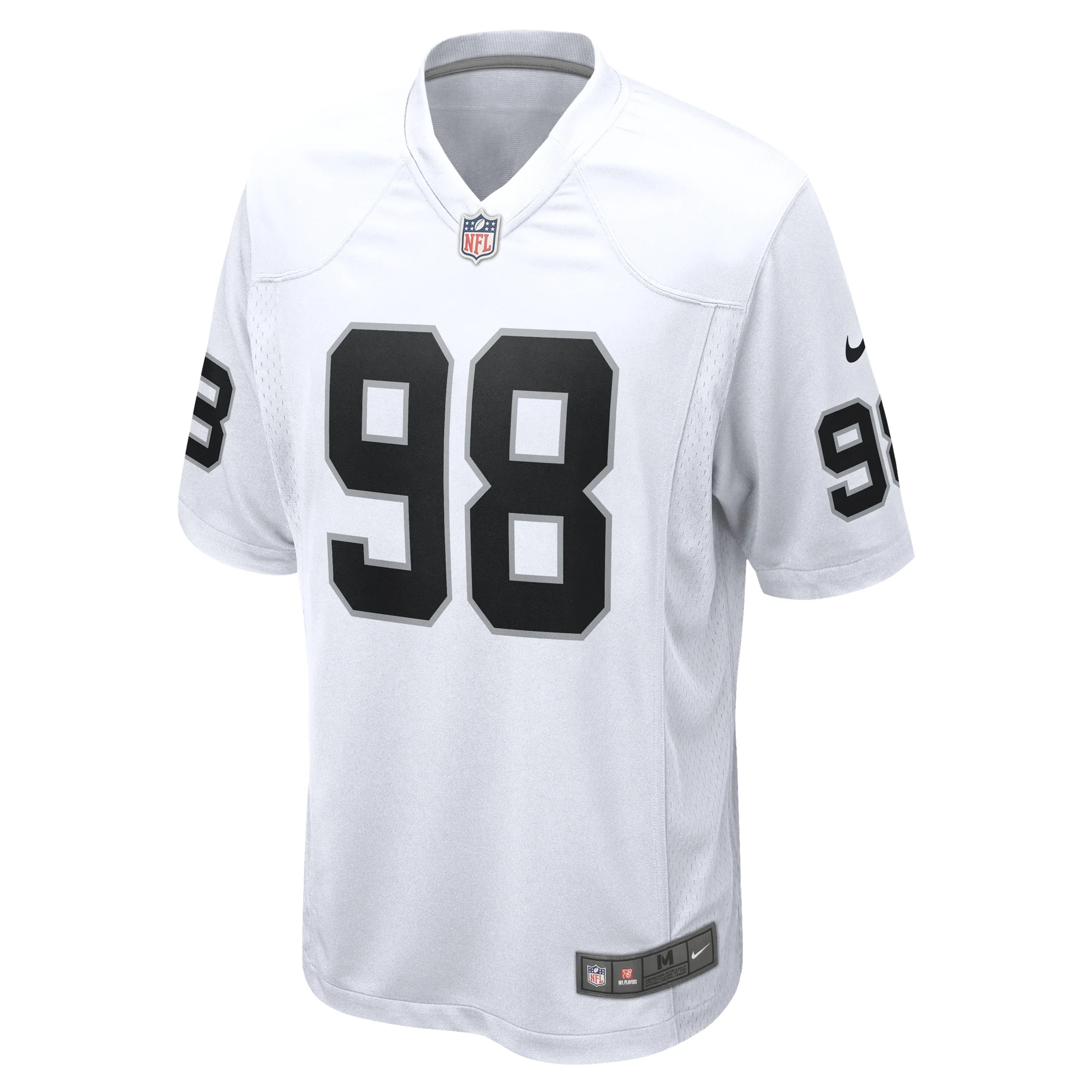 Men's Nike Maxx Crosby White Las Vegas Raiders Game Jersey