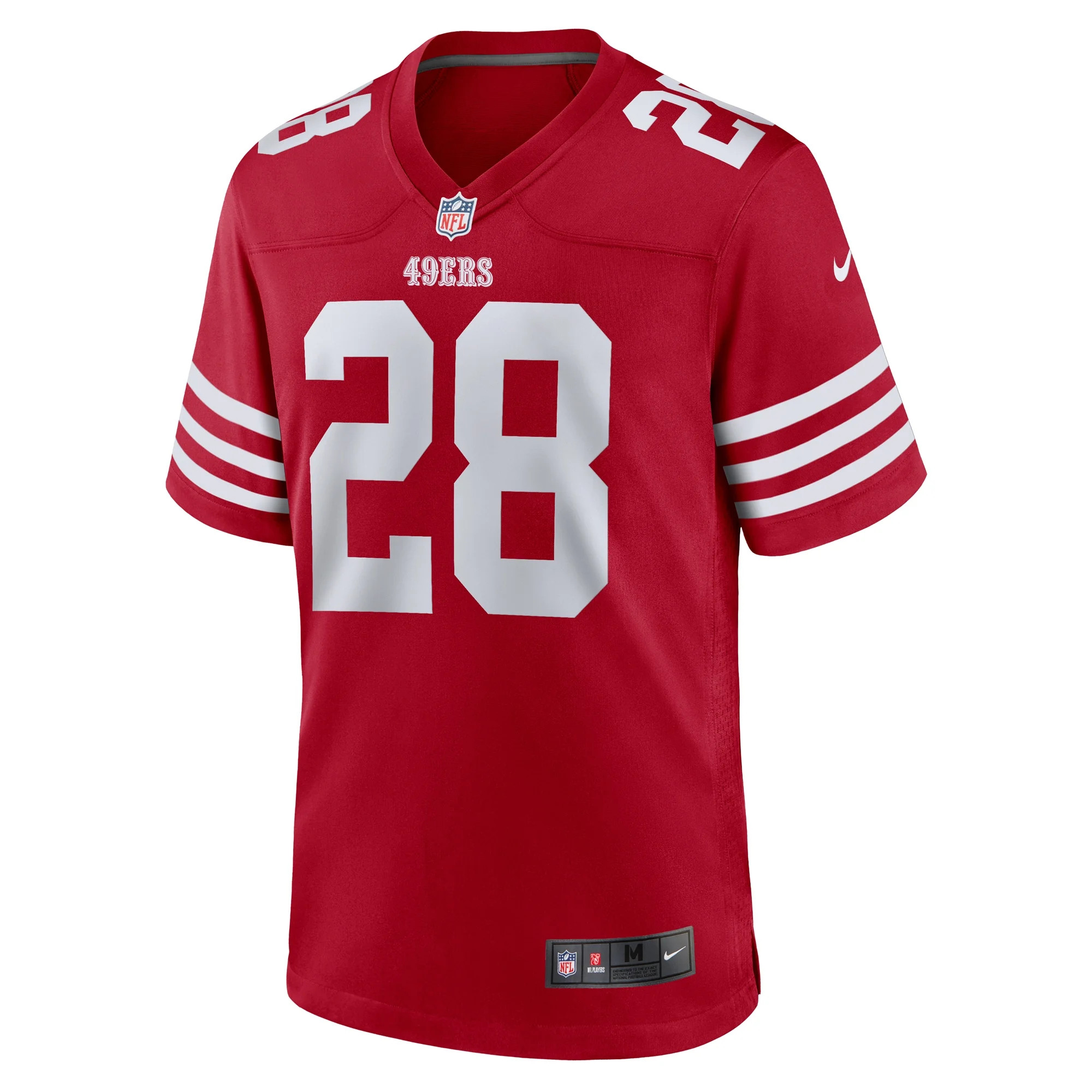 Men's Nike Darrell Luter Jr. Scarlet San Francisco 49ers Game Jersey