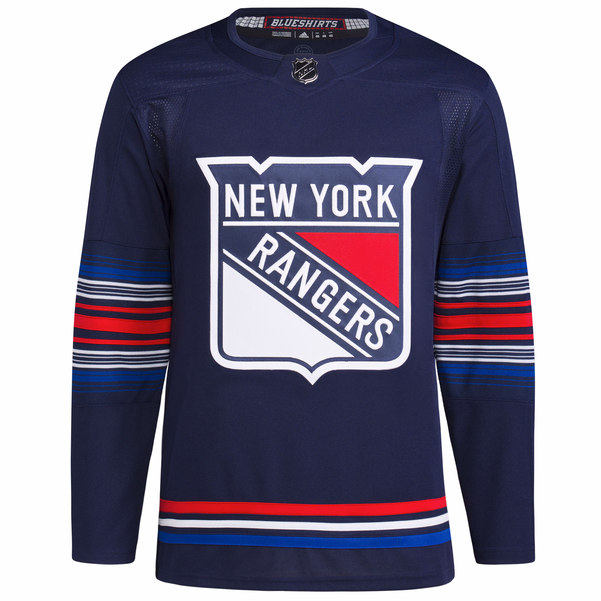 New York Rangers adidas  Alternate  Primegreen Authentic Custom Jersey - Navy