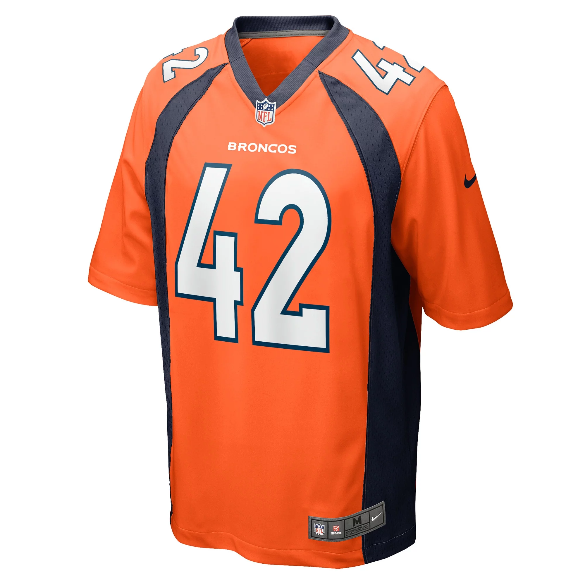 Men's Nike Nik Bonitto Orange Denver Broncos Game Player Jersey