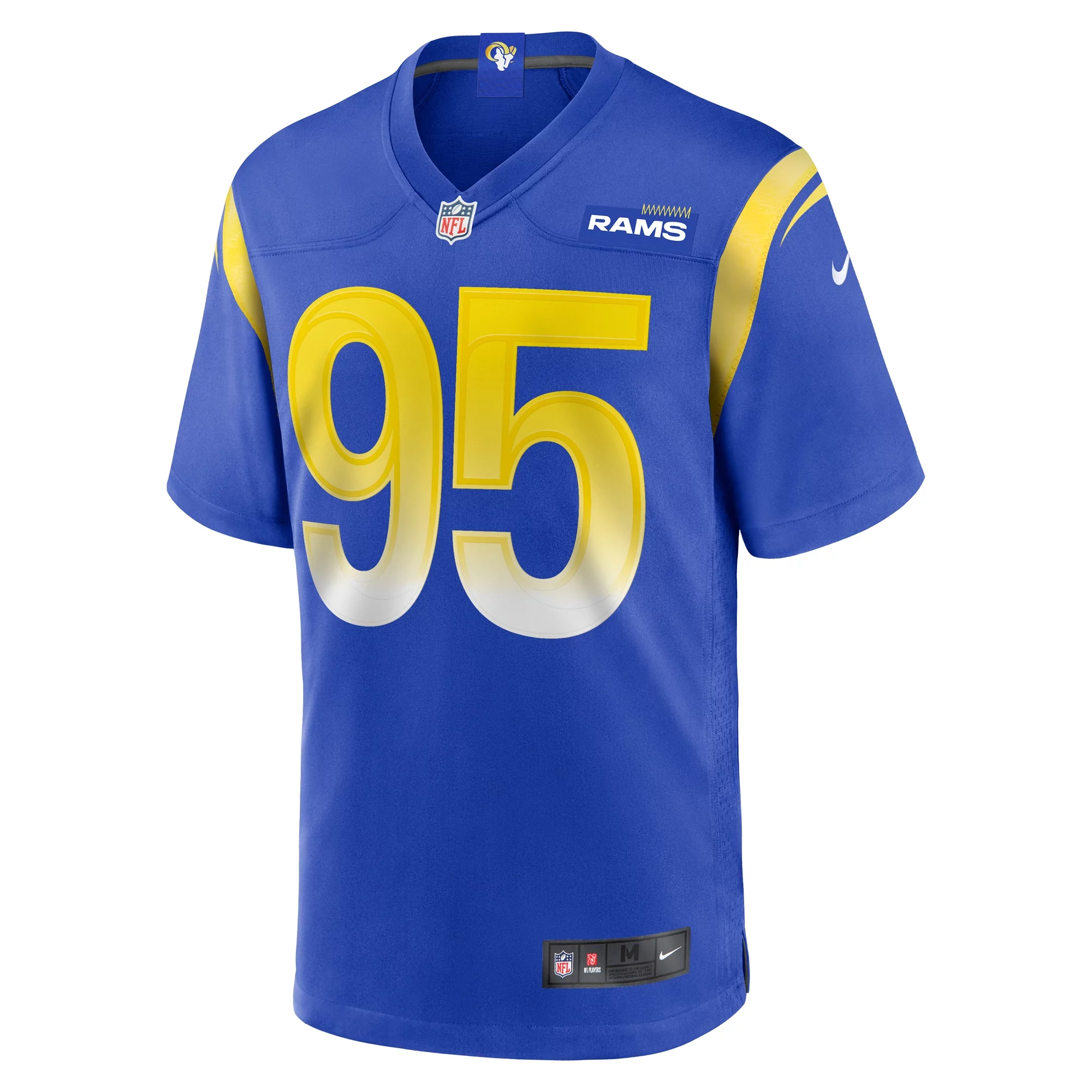 Men's Nike Bobby Brown III Royal Los Angeles Rams Team Game Jersey