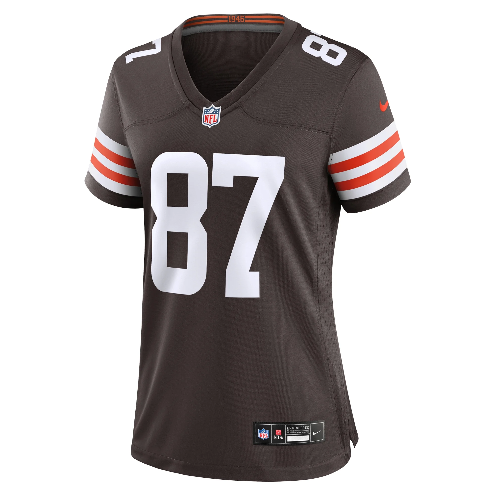Women's Nike Giovanni Ricci Brown Cleveland Browns Game Jersey