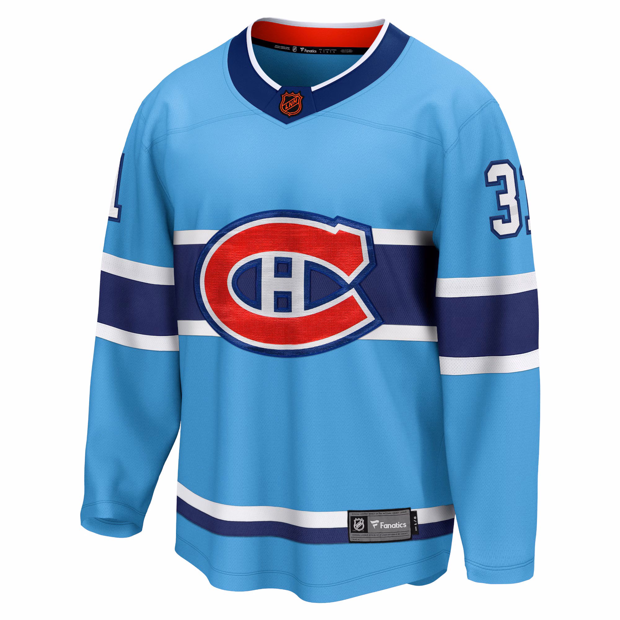 Carey Price Montreal Canadiens Fanatics Special Edition 2.0 Breakaway Player Jersey - Light Blue