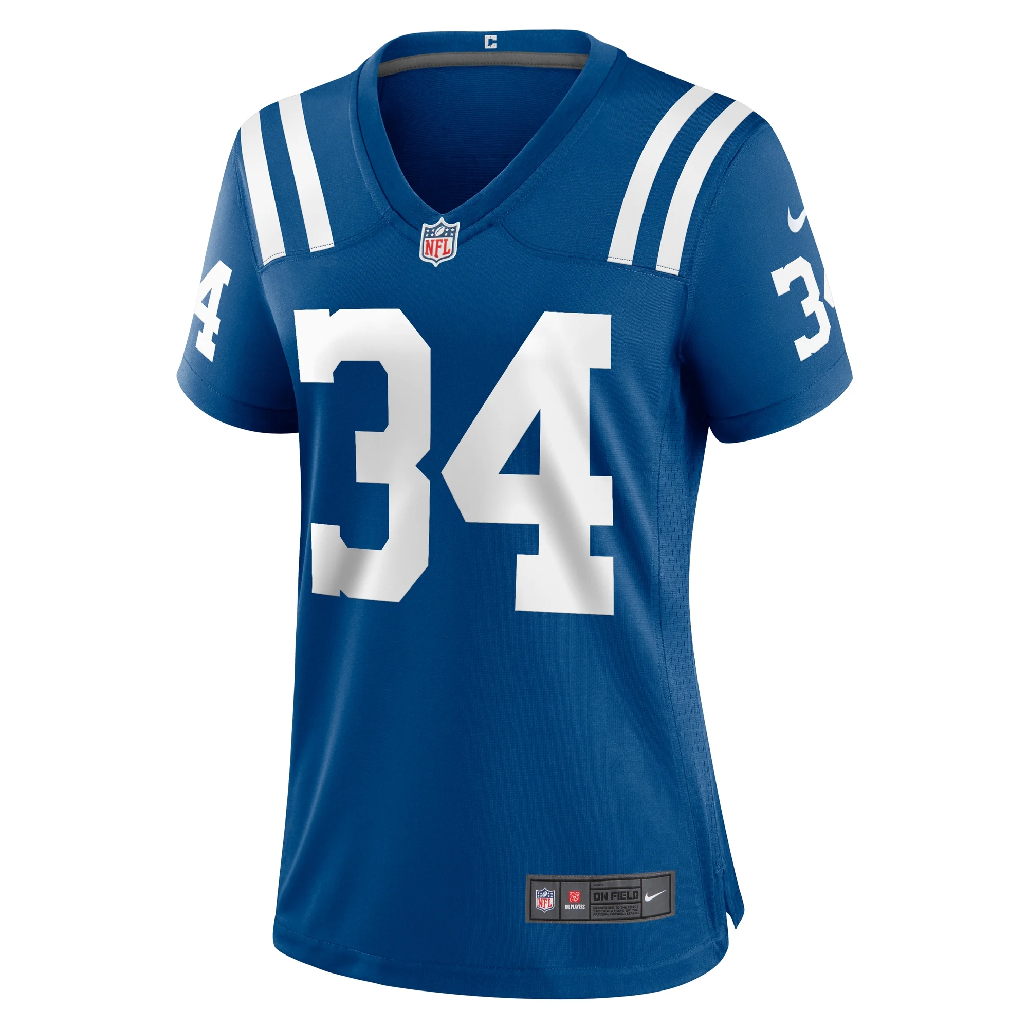 Women's Nike Jake Funk Royal Indianapolis Colts Team Game Jersey