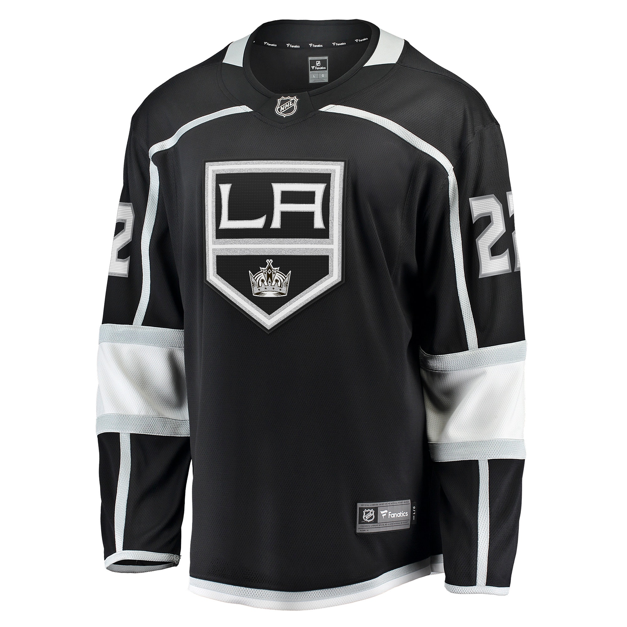 Men's Fanatics Kevin Fiala Black Los Angeles Kings Home Breakaway Player Jersey