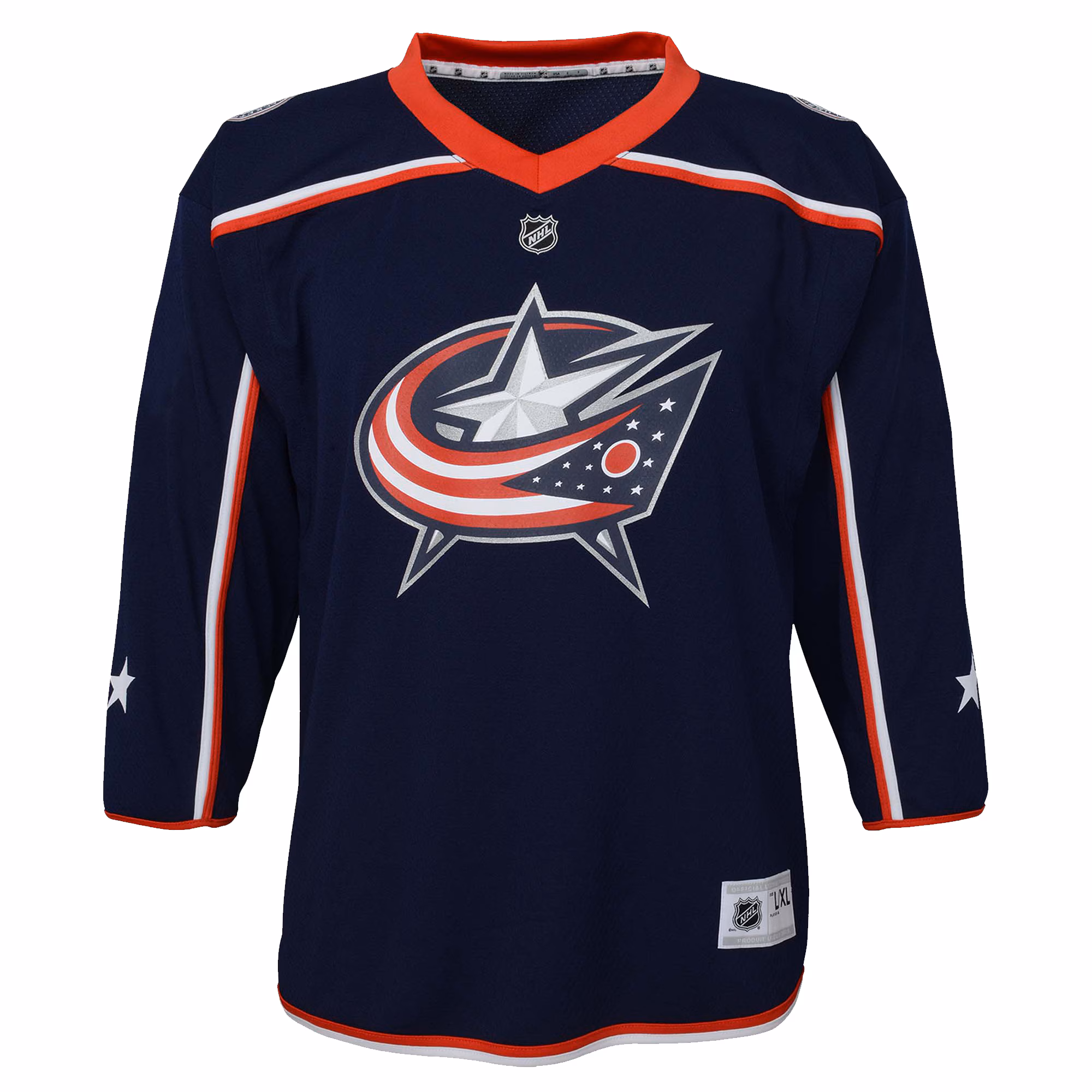 Columbus Blue Jackets Youth Home Replica Custom Jersey - Navy