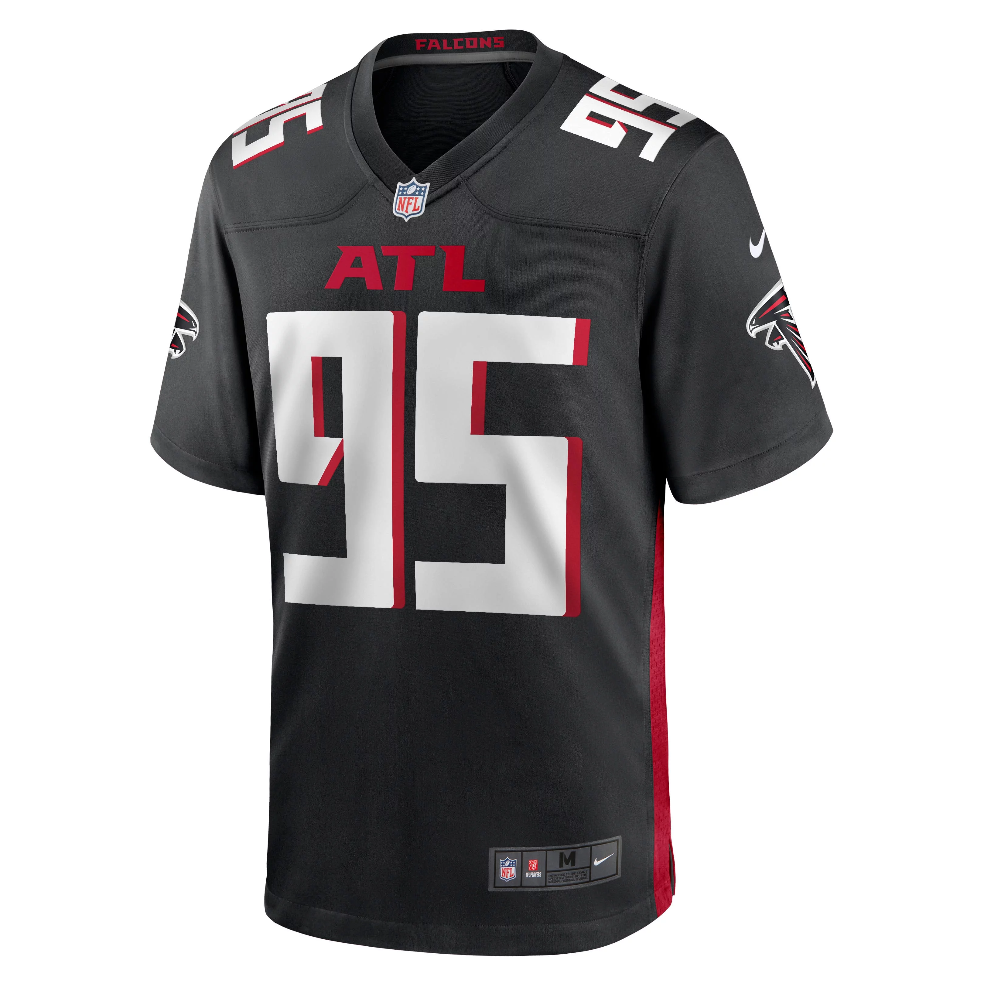 Men's Nike Ta'Quon Graham Black Atlanta Falcons Game Jersey