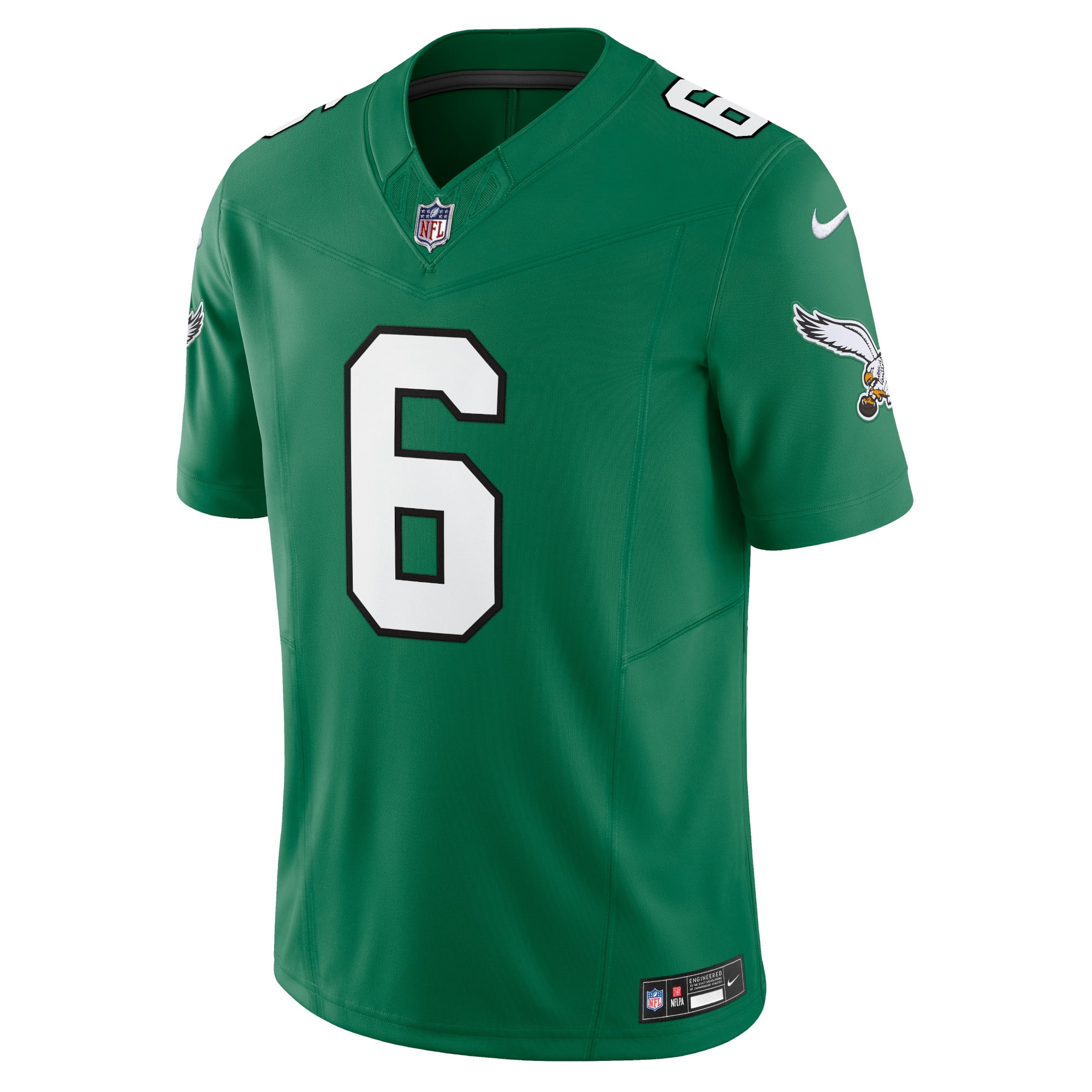 Men's Nike DeVonta Smith Kelly Green Philadelphia Eagles Vapor F.U.S.E. Limited Jersey