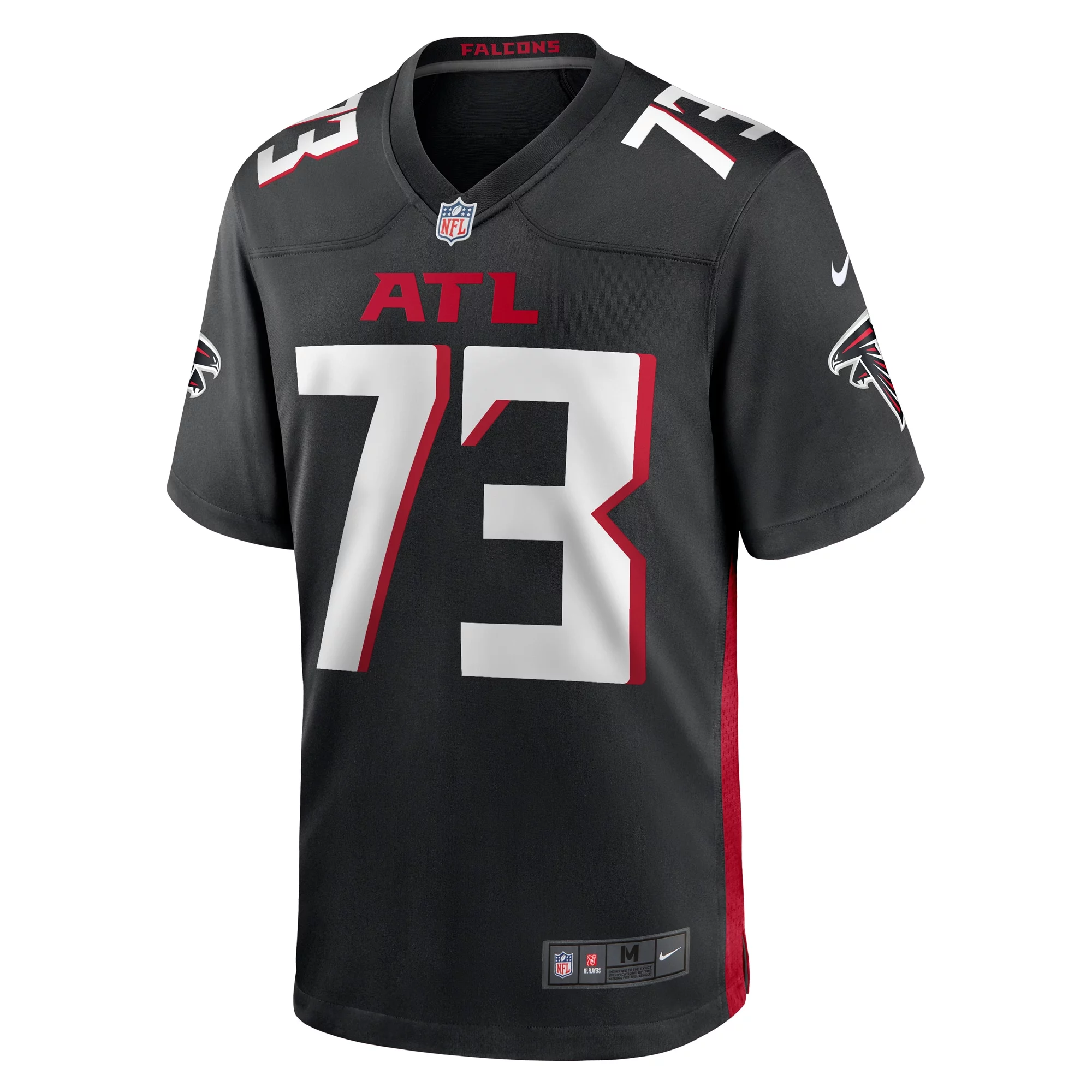 Men's Nike Tyler Vrabel Black Atlanta Falcons Player Game Jersey
