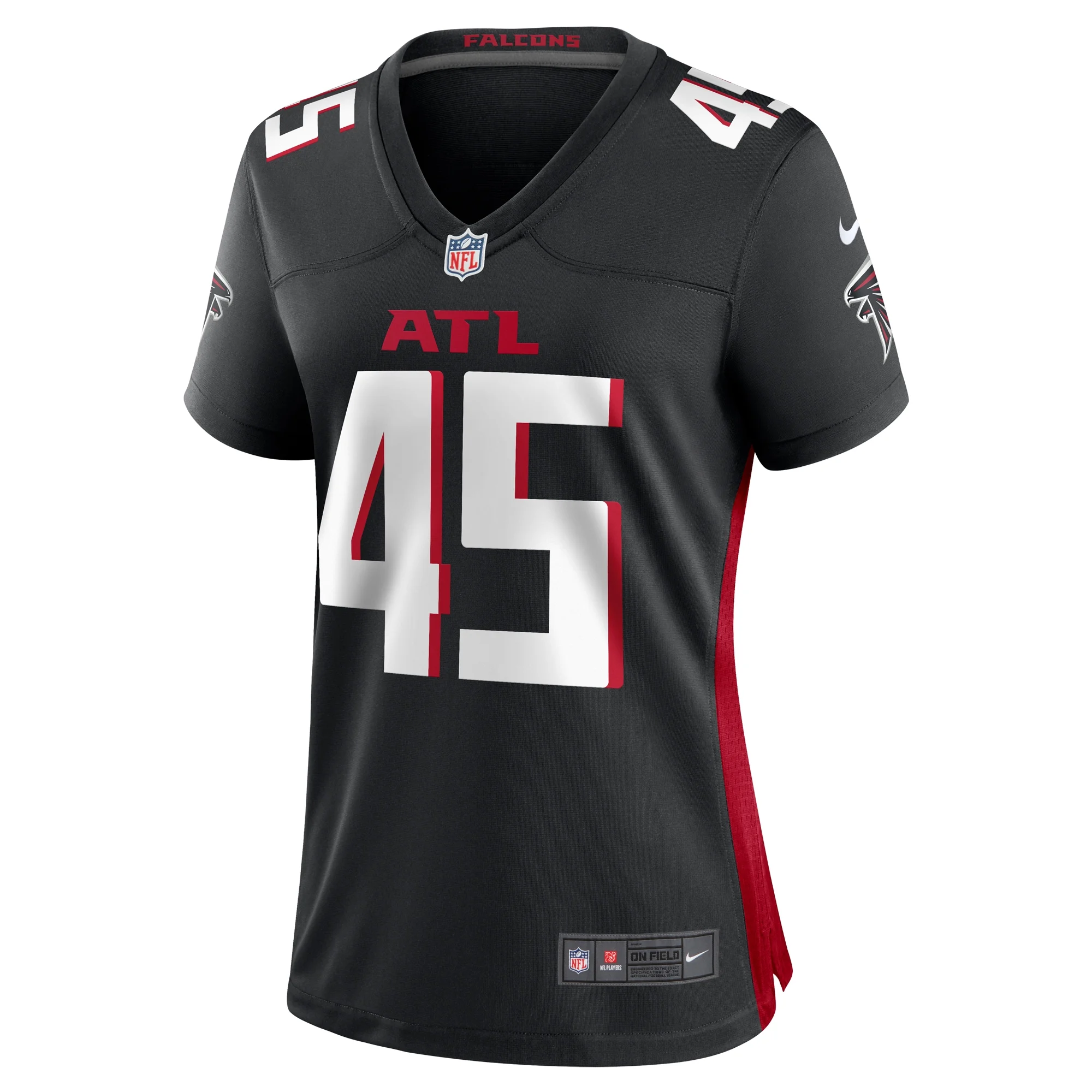 Women's Nike Donavan Mutin Black Atlanta Falcons Game Jersey