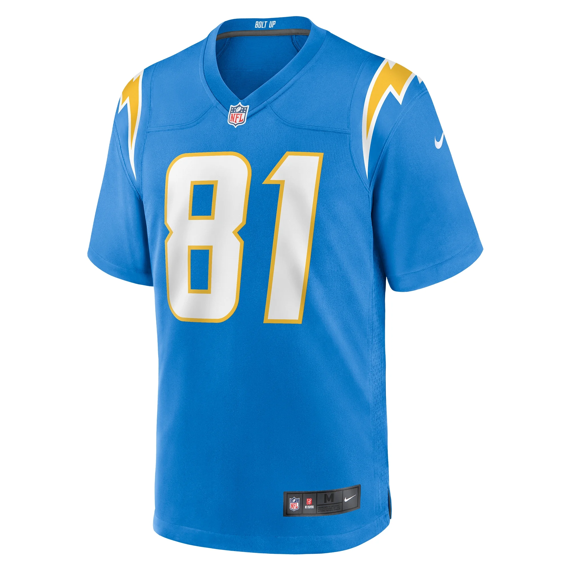 Men's Nike Will Dissly Powder Blue Los Angeles Chargers Game Jersey