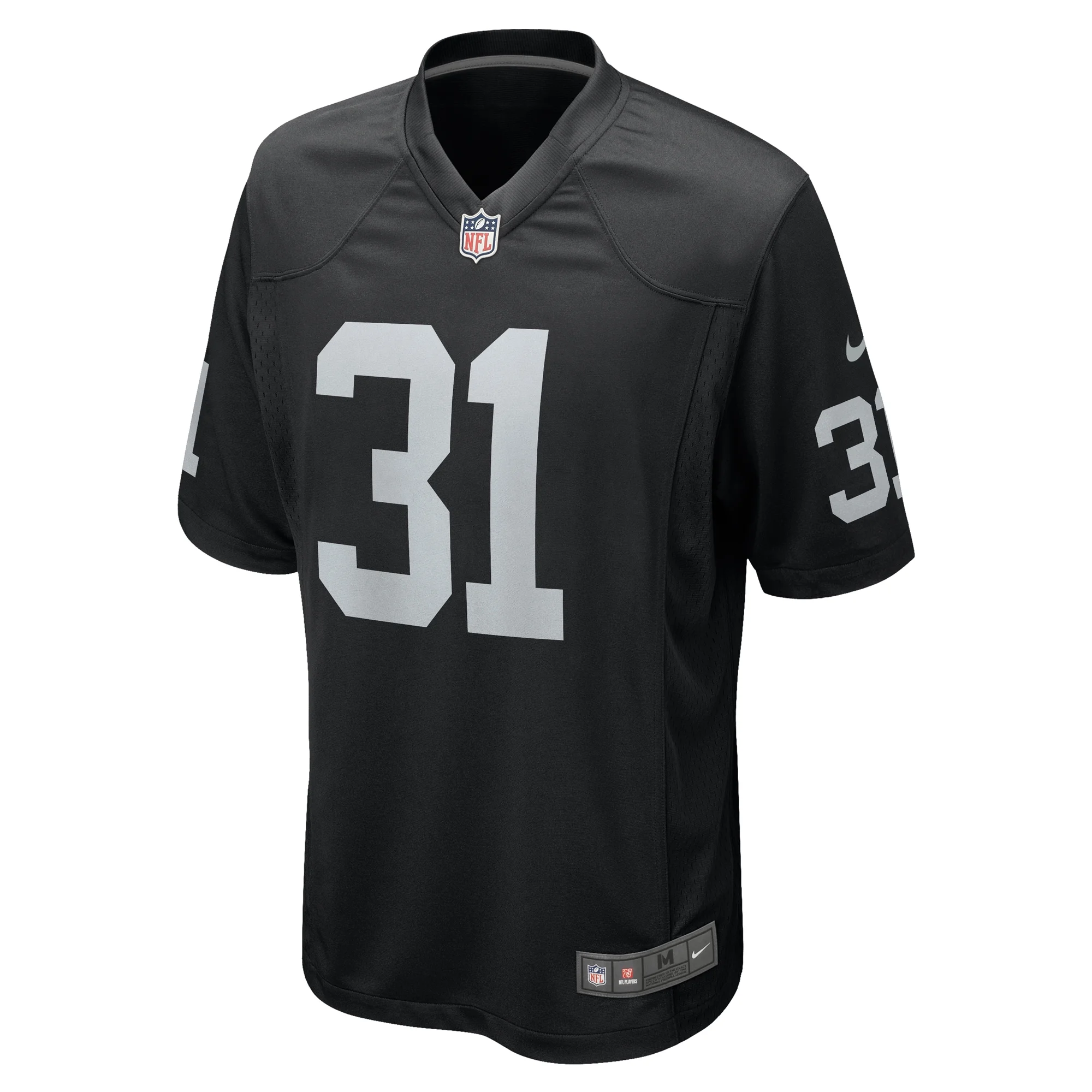 Men's Nike Brandon Facyson Black Las Vegas Raiders Team Game Jersey