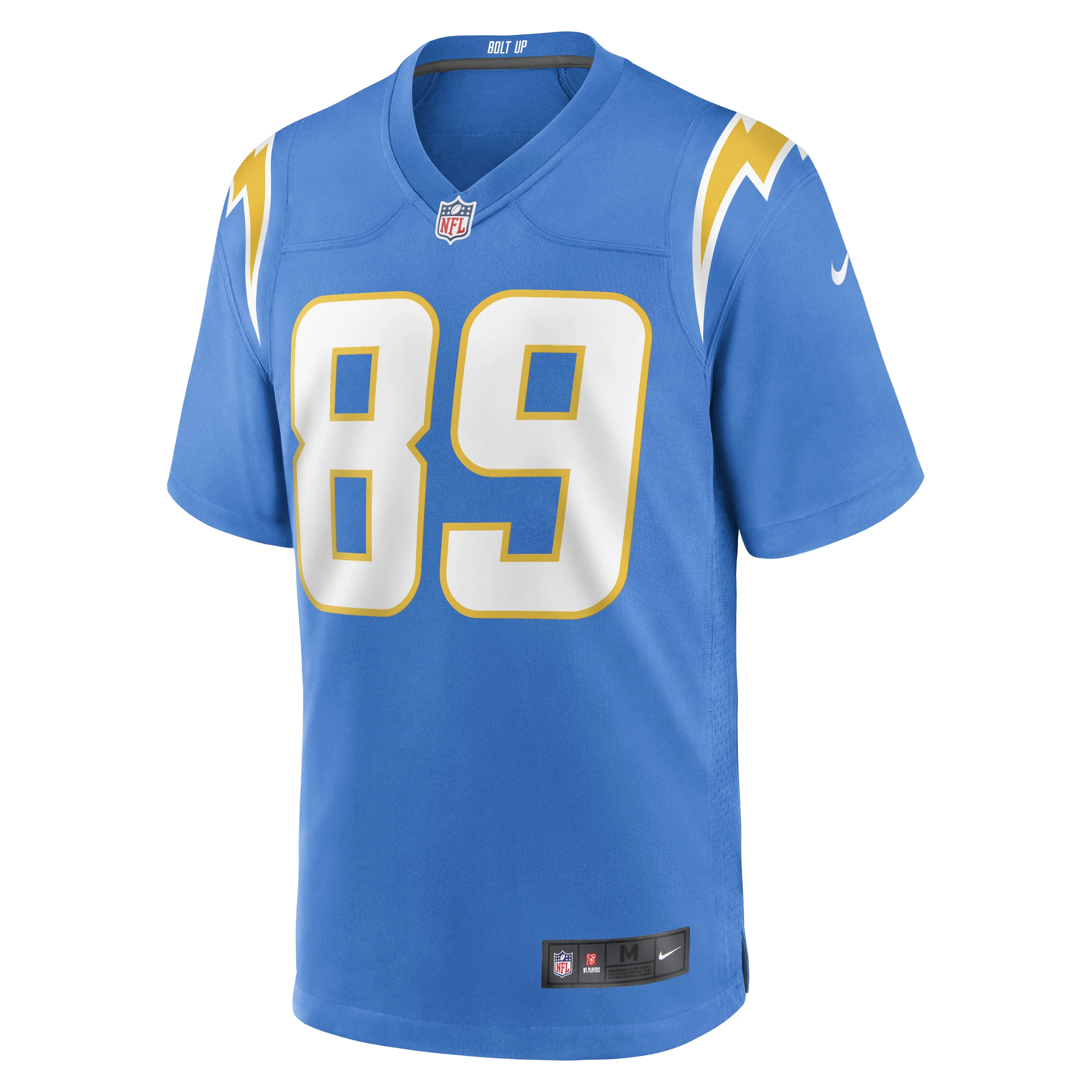 Men's Nike Wes Chandler Powder Blue Los Angeles Chargers Retired Player Jersey