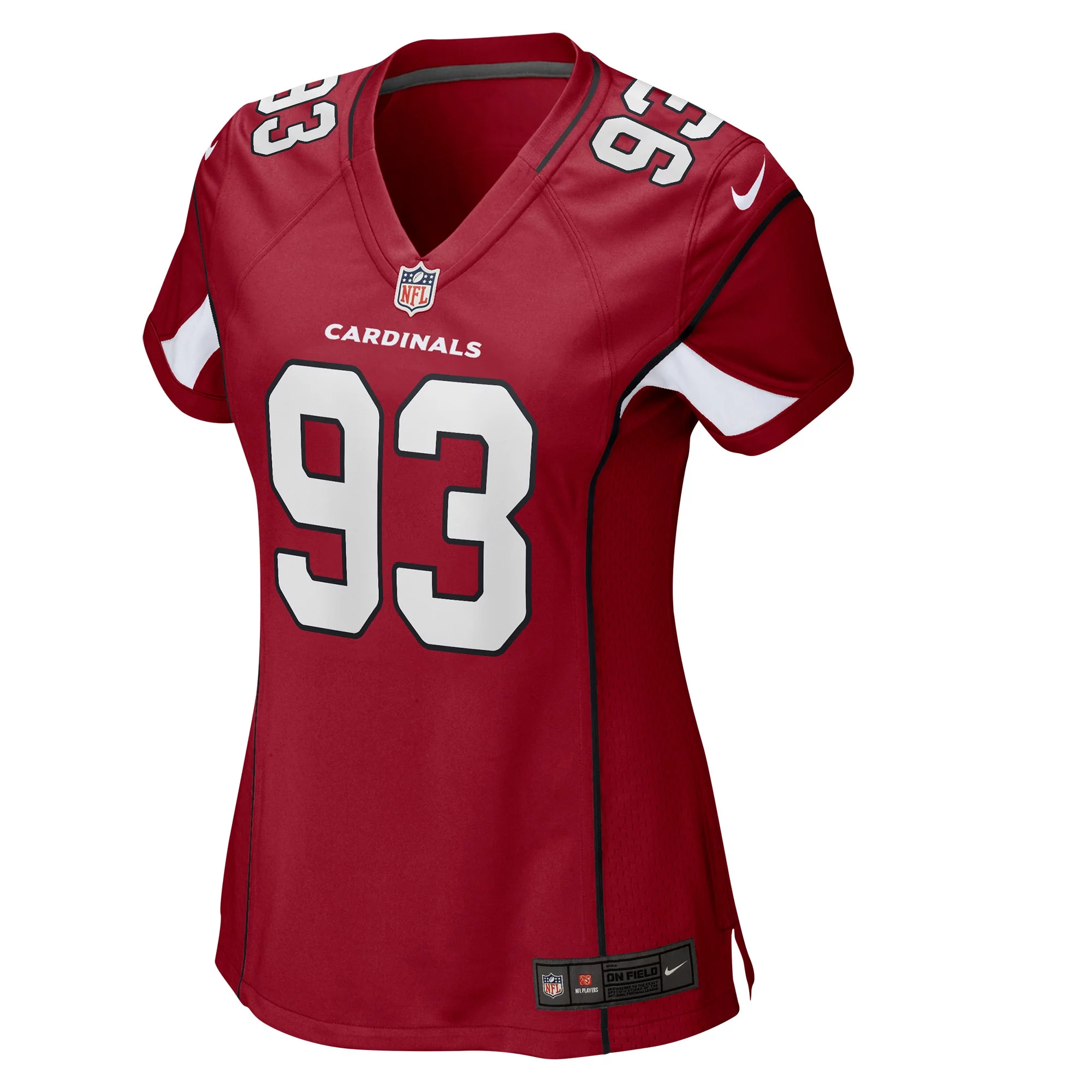 Women's Nike Jonathan Ledbetter Cardinal Arizona Cardinals Game Jersey
