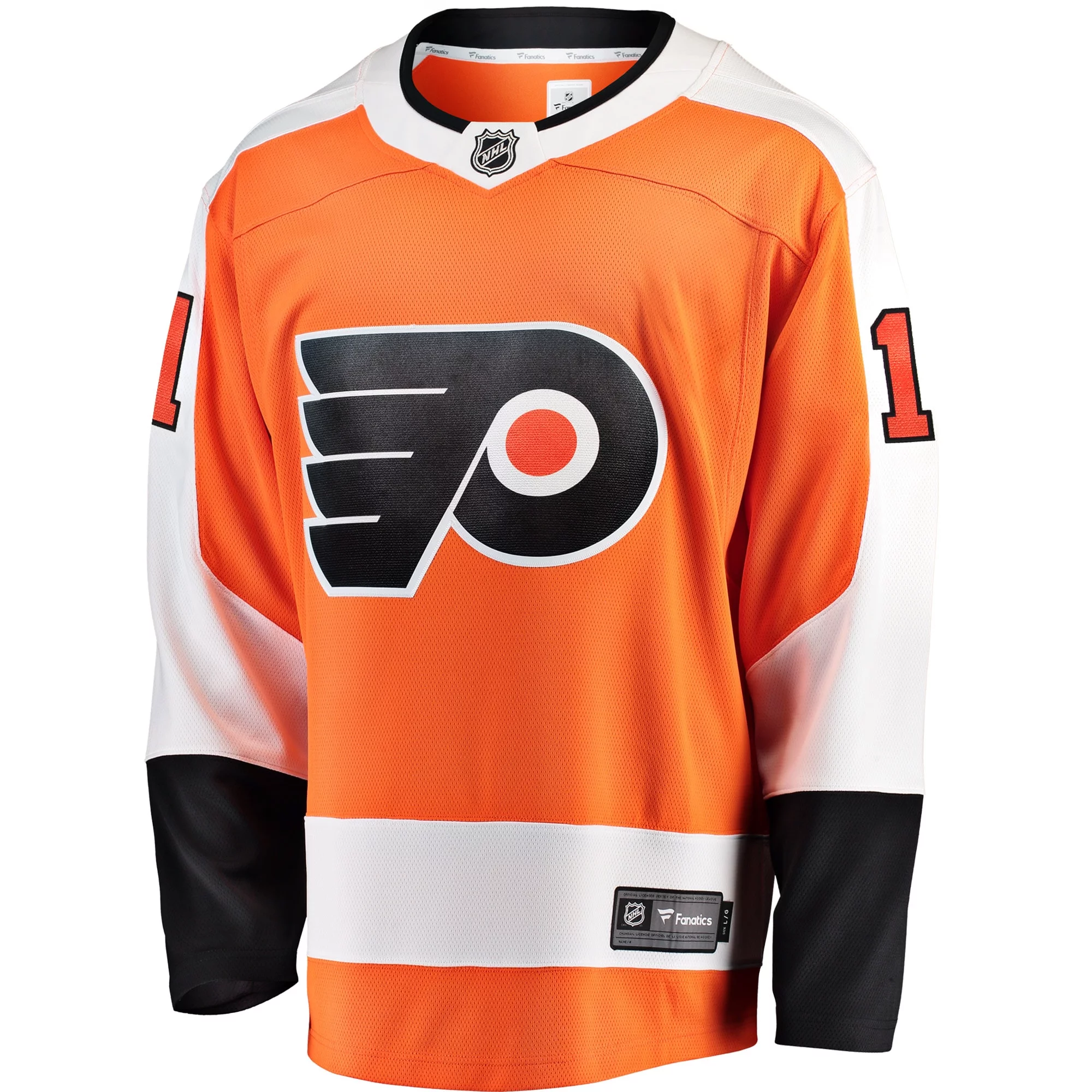 Men's Fanatics Travis Konecny Orange Philadelphia Flyers Breakaway Player Jersey