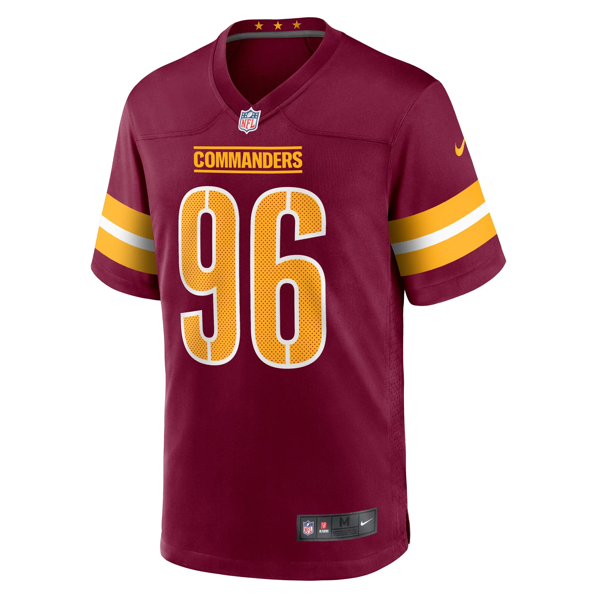 Men's Nike James Smith-Williams Burgundy Washington Commanders Game Player Jersey