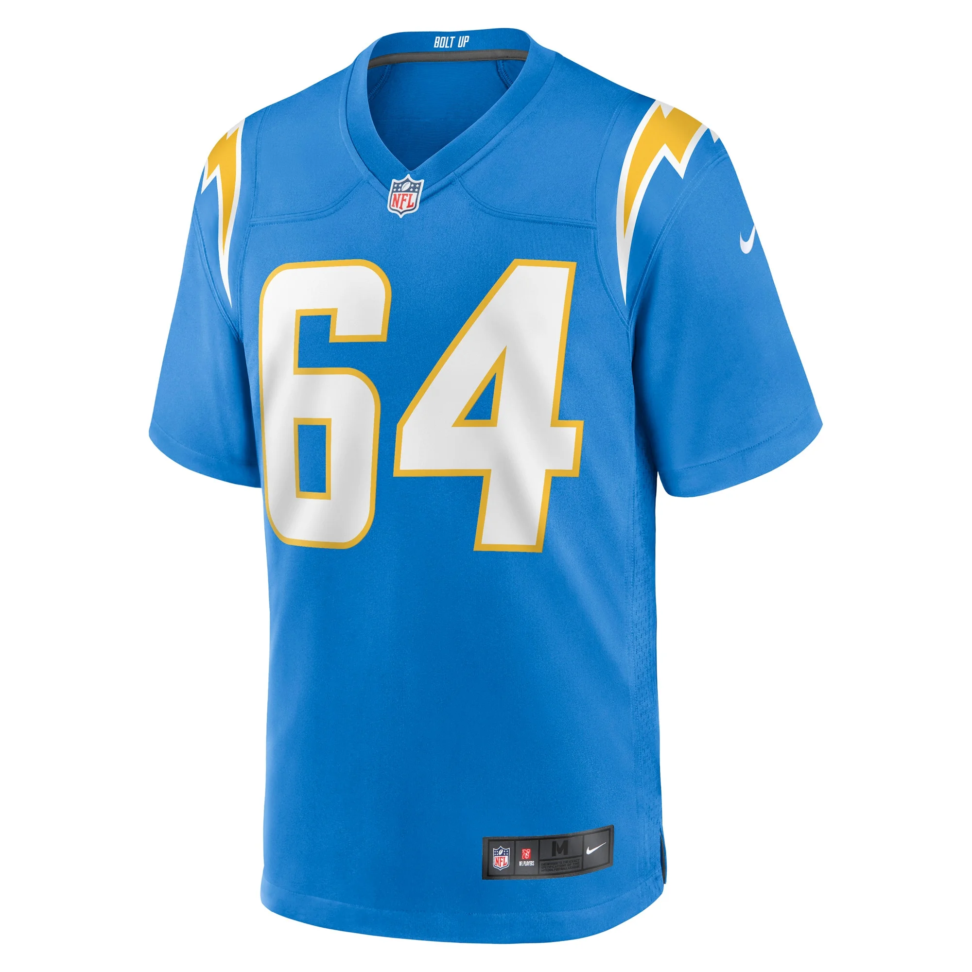 Men's Nike Brenden Jaimes Powder Blue Los Angeles Chargers Game Jersey