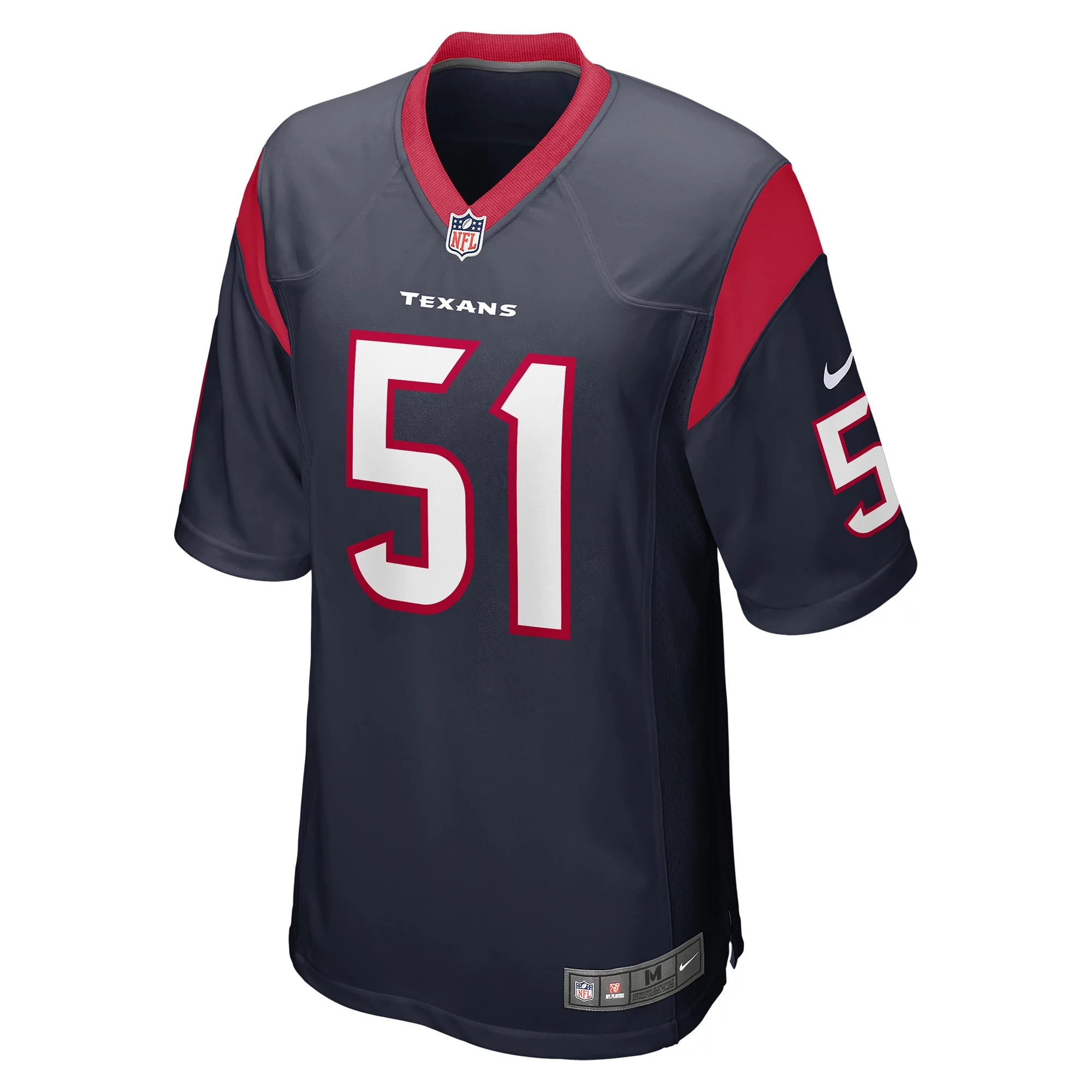 Men's Nike Will Anderson Jr. Navy Houston Texans 2023 NFL Draft First Round Pick Game Jersey