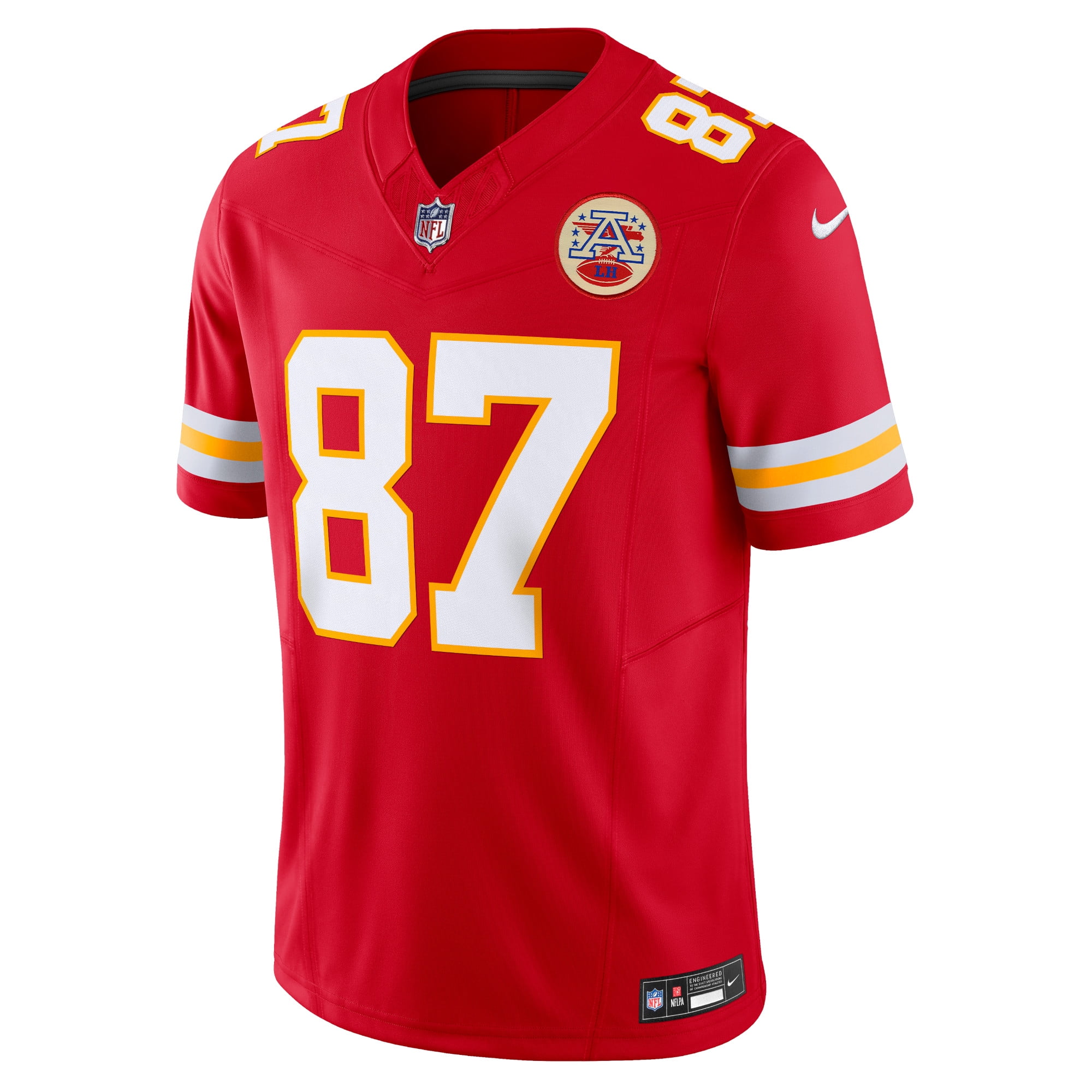 Men's Nike Travis Kelce Red Kansas City Chiefs Vapor F.U.S.E. Limited Jersey