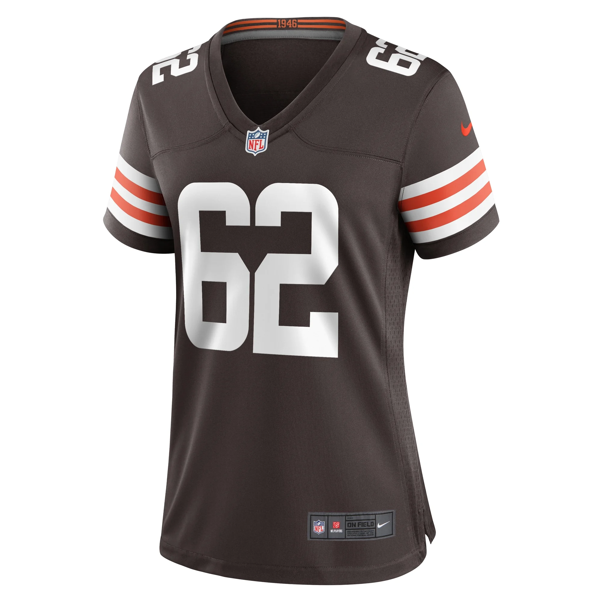 Women's Nike Siaki Ika Brown Cleveland Browns Team Game Jersey
