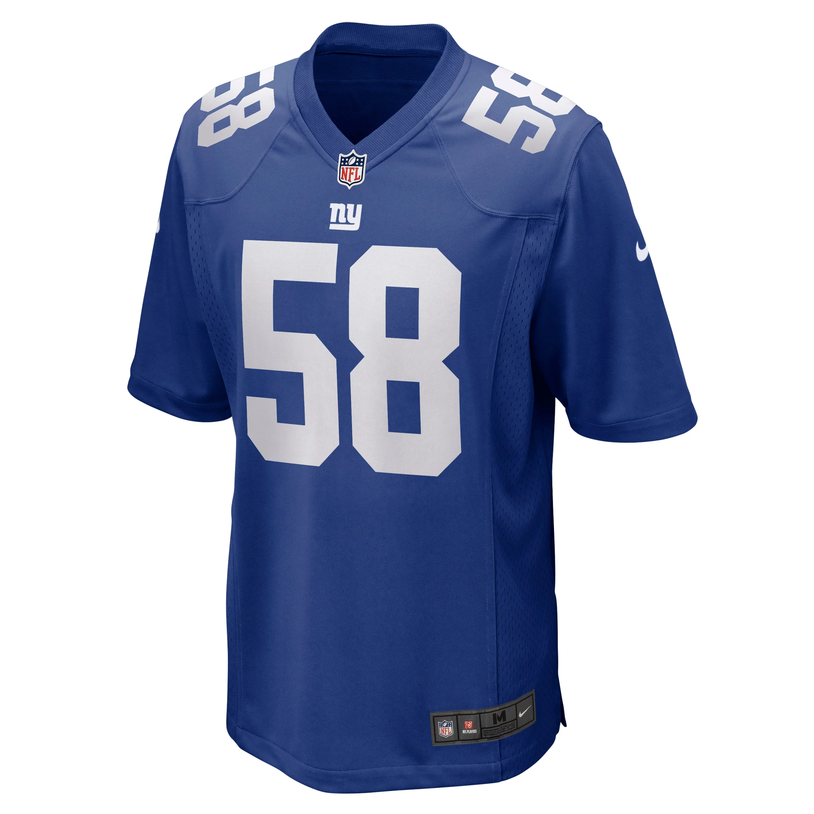 Men's Nike Casey Kreiter Royal New York Giants Game Jersey