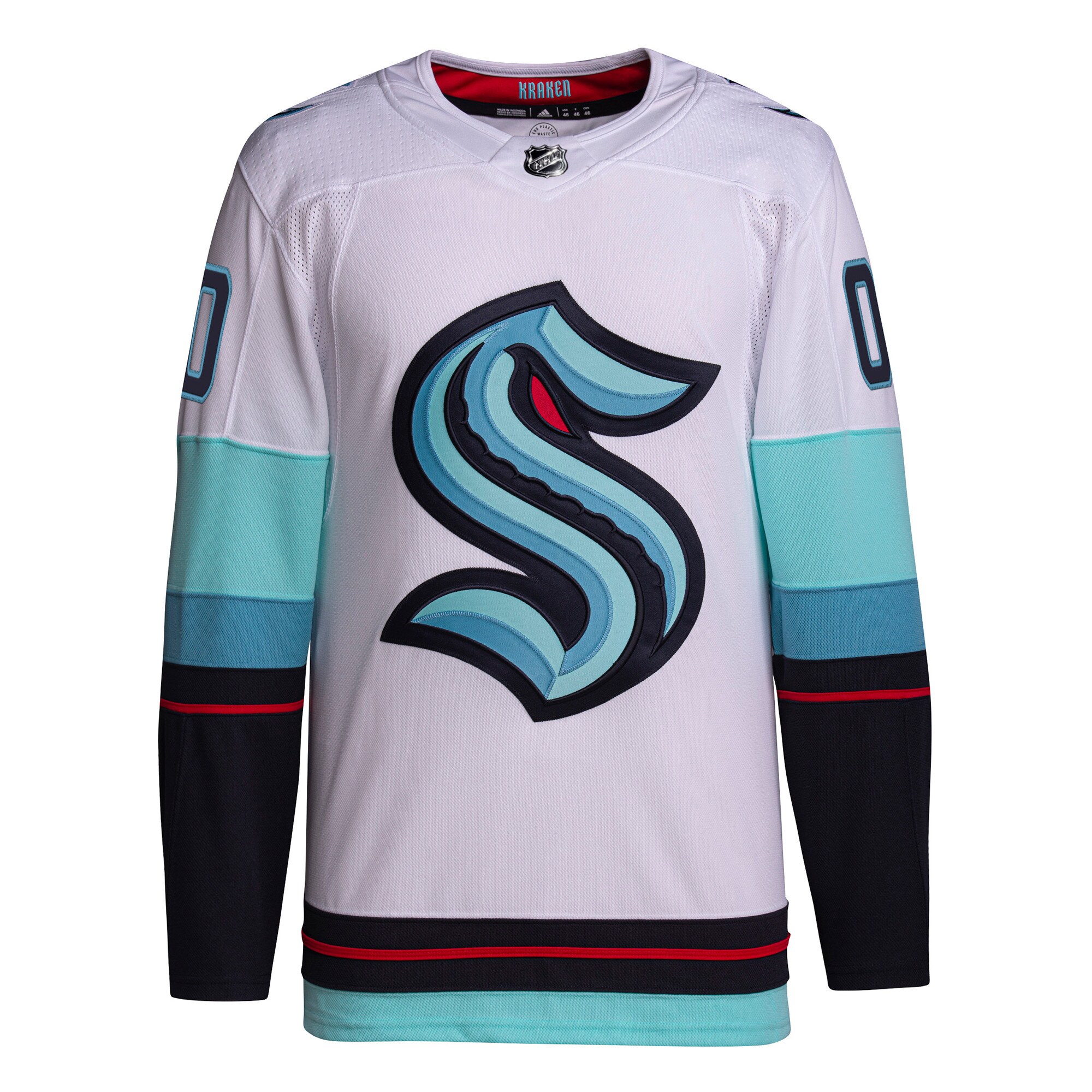 Seattle Kraken adidas  Away  Primegreen Authentic Custom Jersey - White