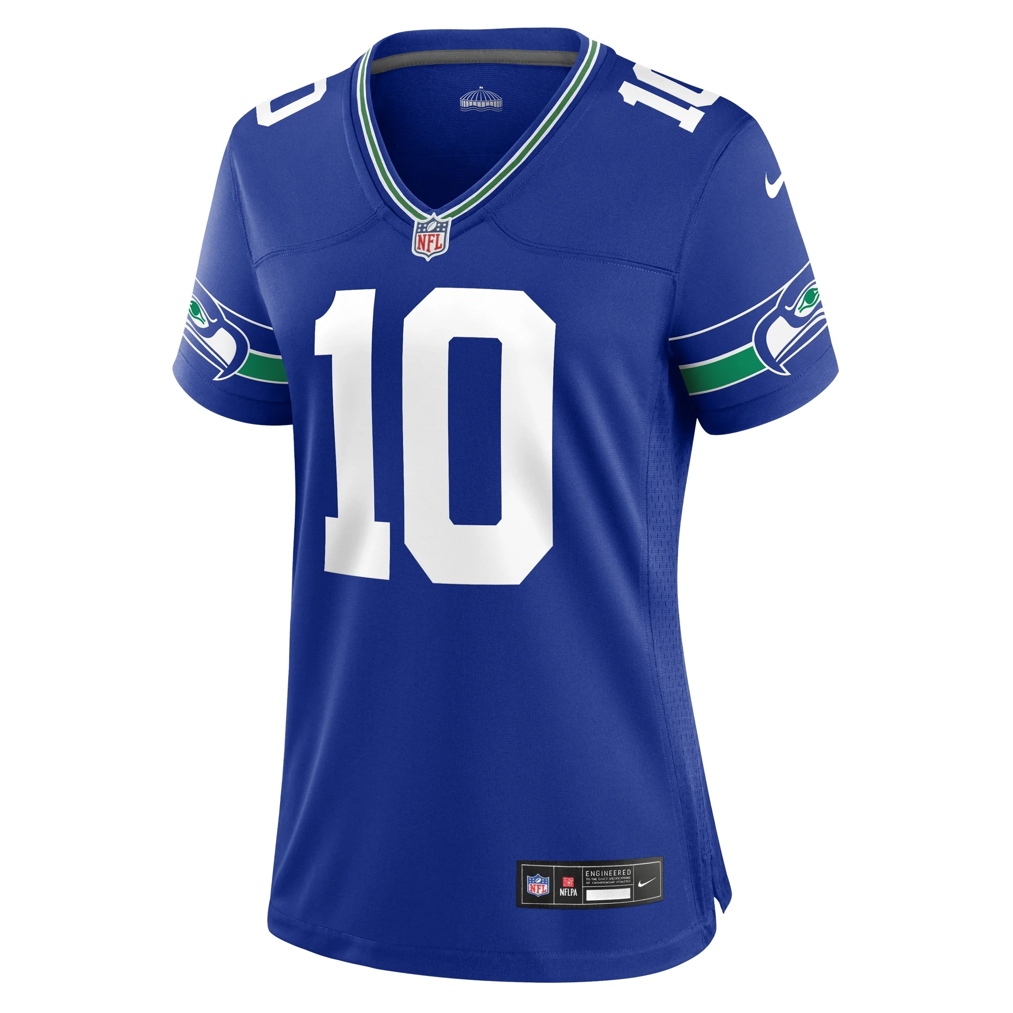 Women's Nike Jim Zorn Royal Seattle Seahawks Throwback Retired Player Game Jersey
