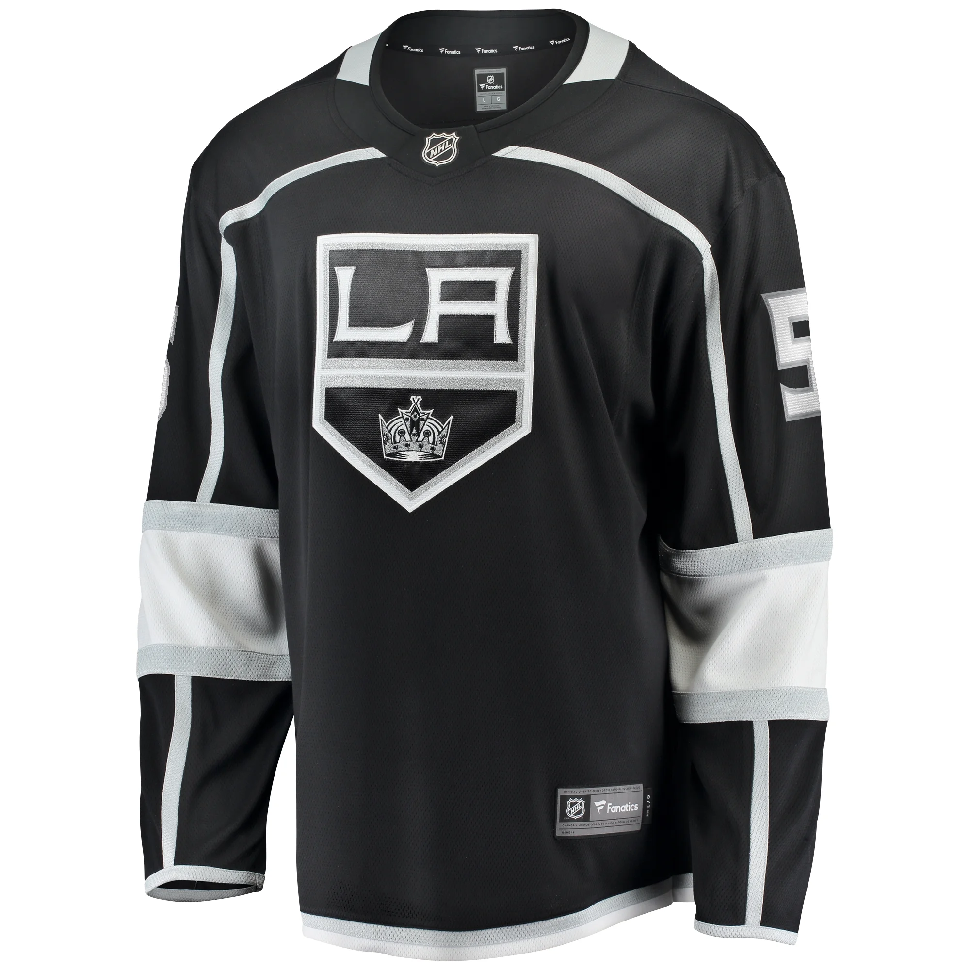 Men's Fanatics Andreas Englund Black Los Angeles Kings Home Premier Breakaway Player Jersey
