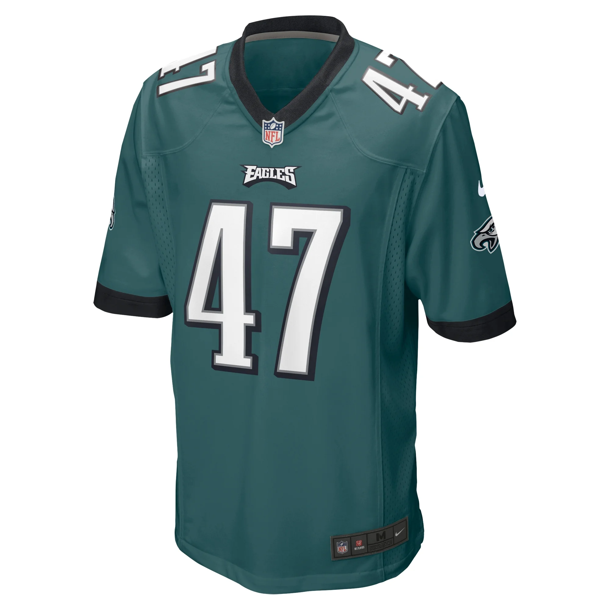 Men's Nike Brandon Smith Midnight Green Philadelphia Eagles Game Jersey