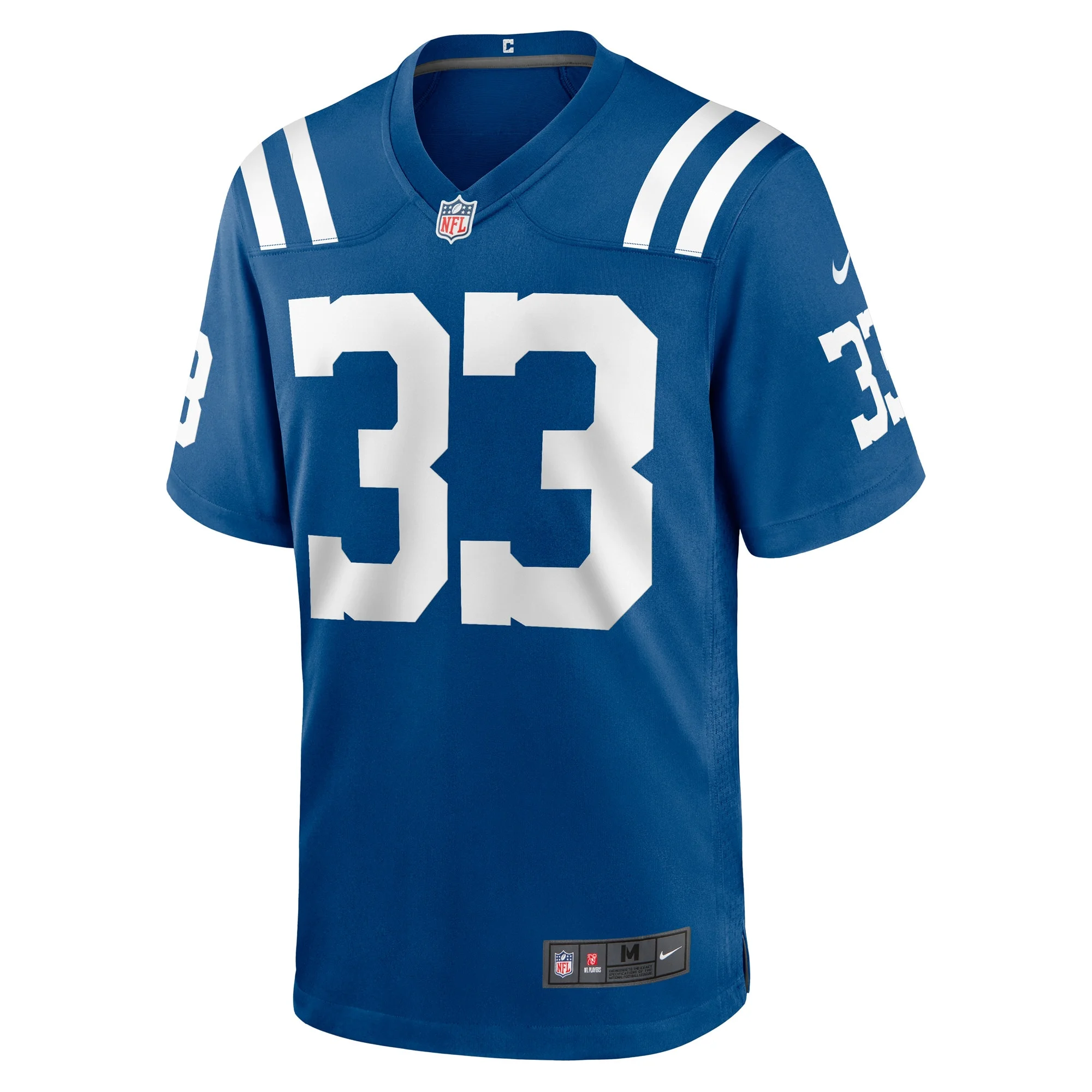 Men's Nike Dallis Flowers Royal Indianapolis Colts Game Player Jersey