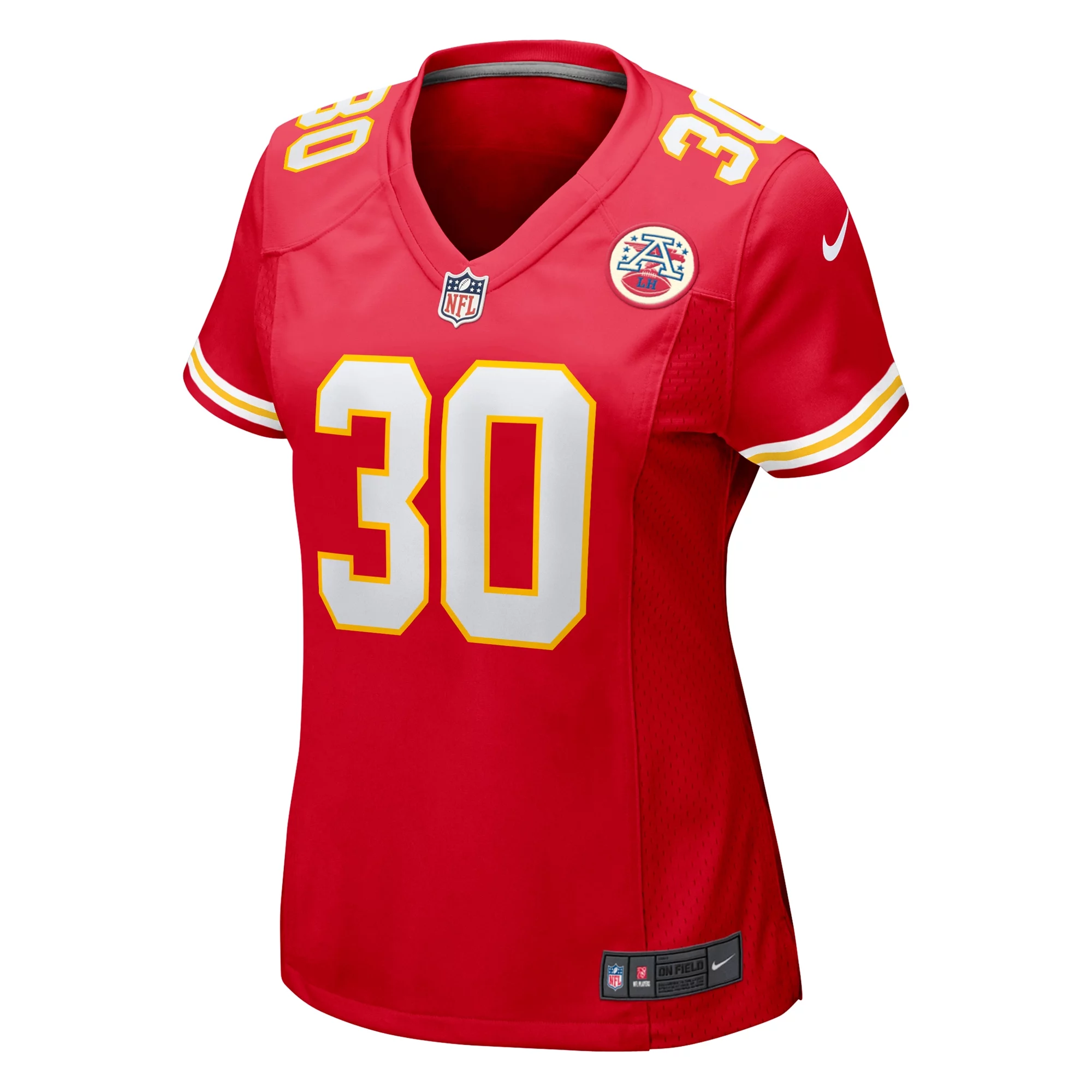 Women's Nike Darius Rush Red Kansas City Chiefs Team Game Jersey